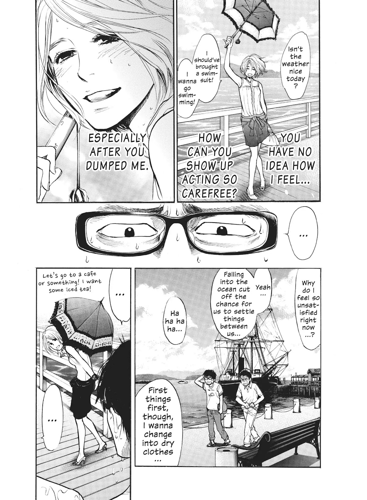 Moteki Chapter 29 page 5 - Chapter 29: Trampoline Girl