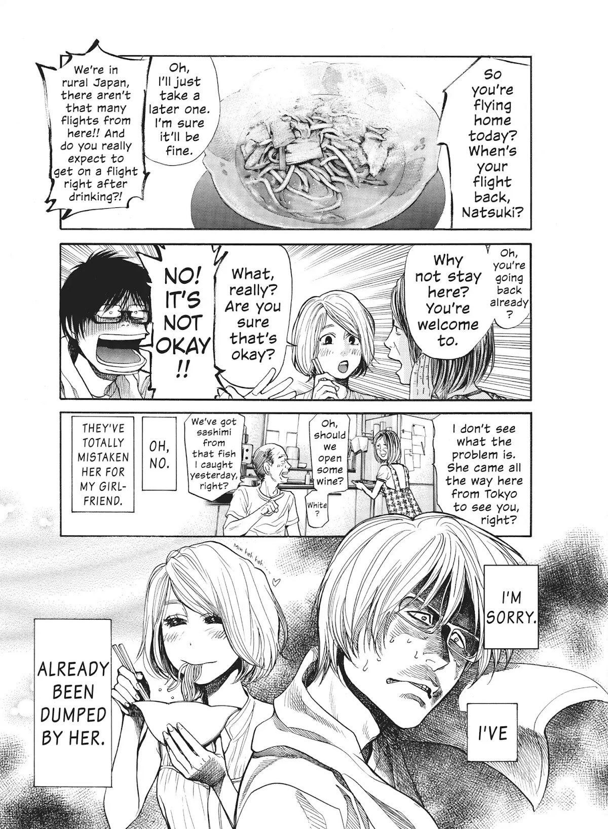 Moteki Chapter 29 page 9 - Chapter 29: Trampoline Girl