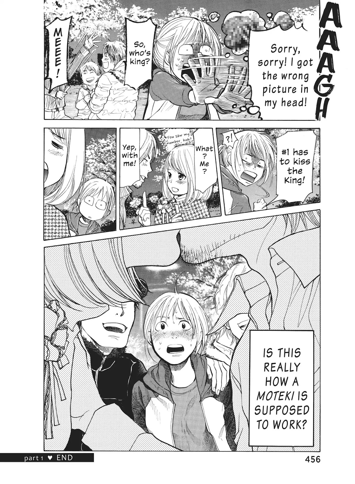 Moteki Chapter 31.5 page 28 - Vol.3 Part 1: Moteki: Girls' Side