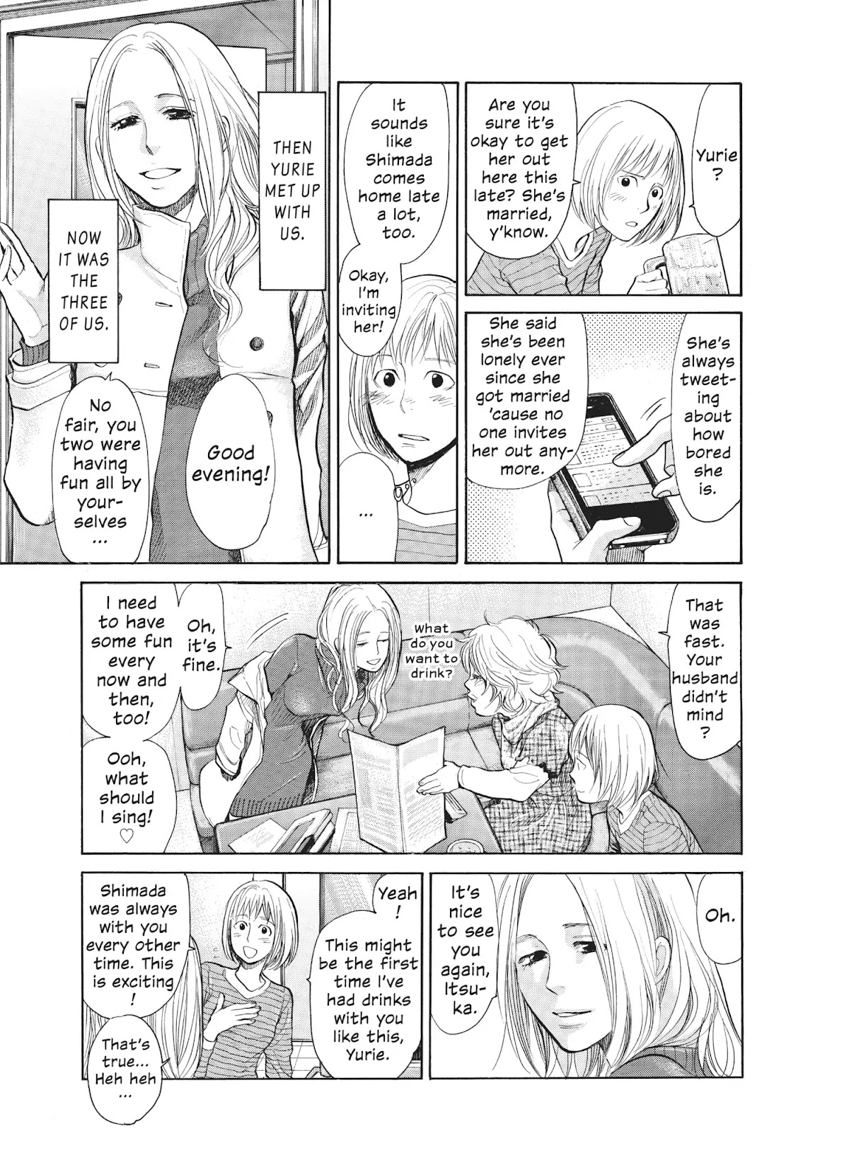 Moteki Chapter 31.5 page 4 - Vol.3 Part 1: Moteki: Girls' Side