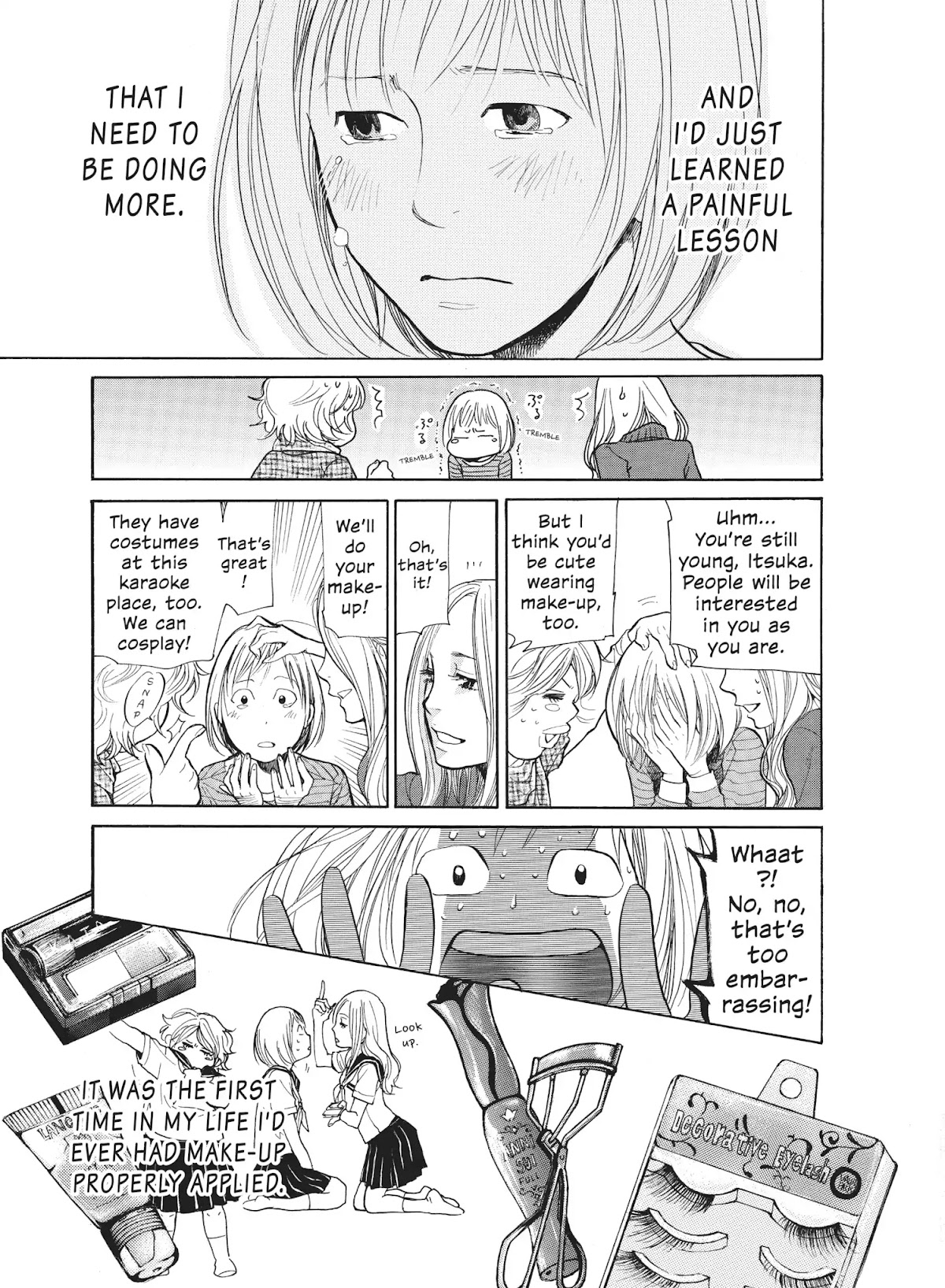 Moteki Chapter 31.5 page 8 - Vol.3 Part 1: Moteki: Girls' Side