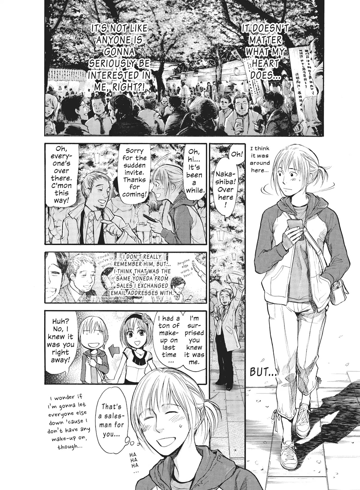 Moteki Chapter 31.6 page 12 - Vol.3 Part 2: Moteki: Girls' Side