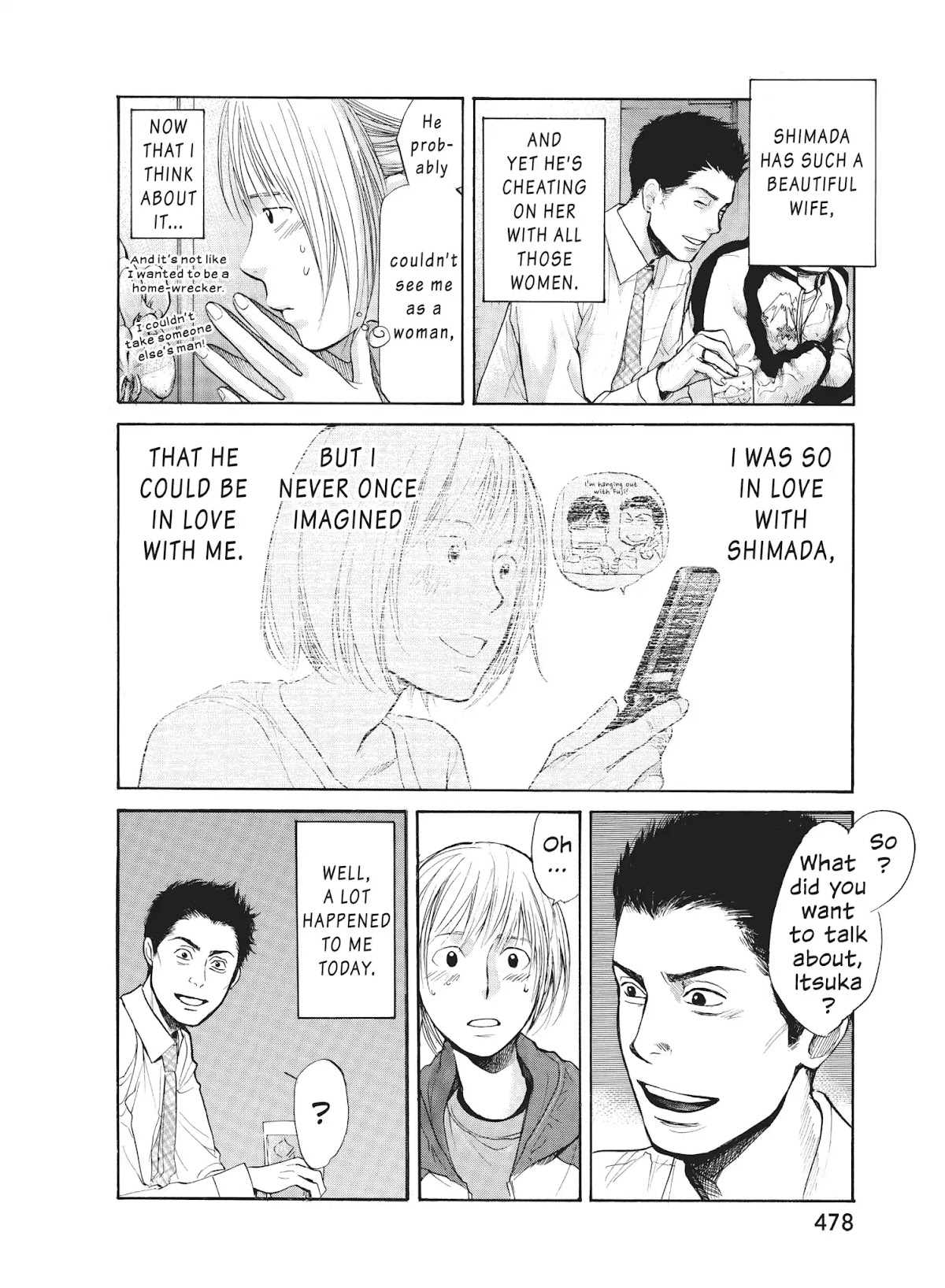 Moteki Chapter 31.6 page 22 - Vol.3 Part 2: Moteki: Girls' Side