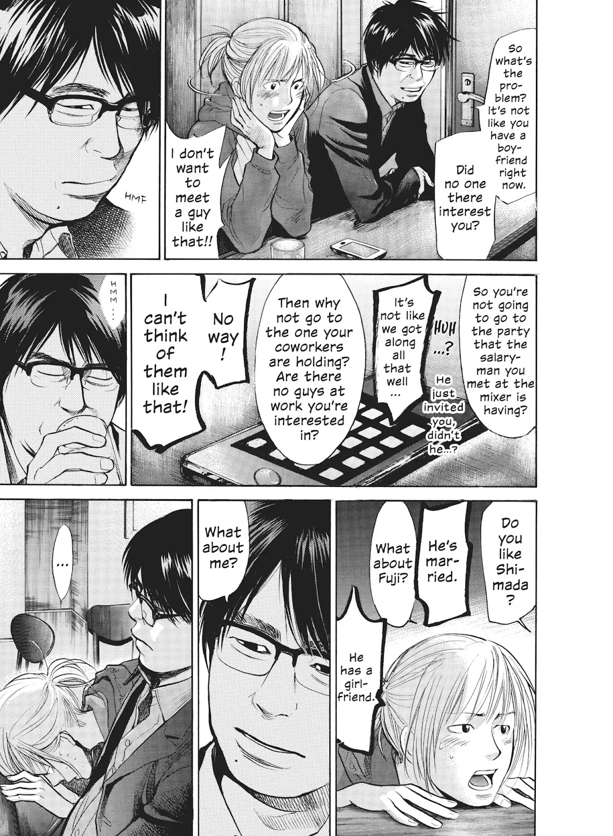 Moteki Chapter 31.6 page 9 - Vol.3 Part 2: Moteki: Girls' Side