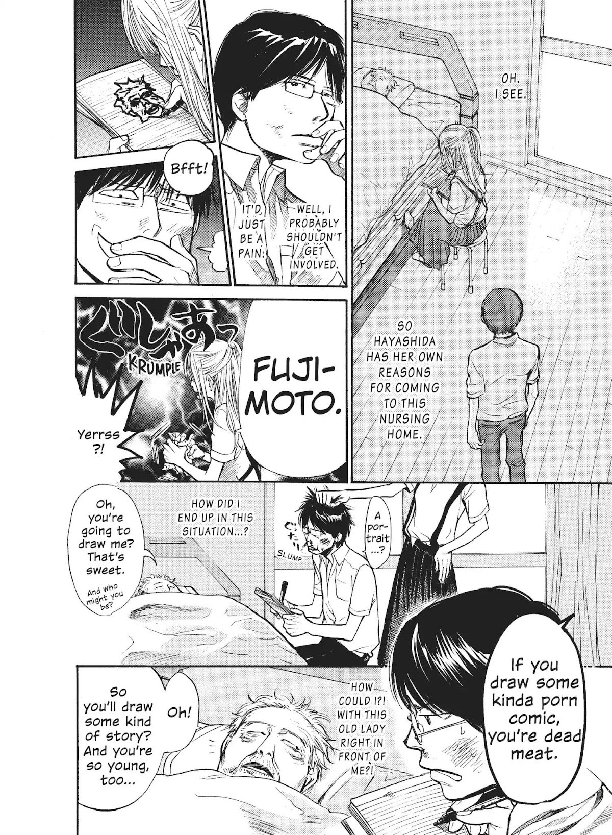 Moteki Chapter 7.5 page 15 - Vol.1 Bonus Chapter: Linda Linda