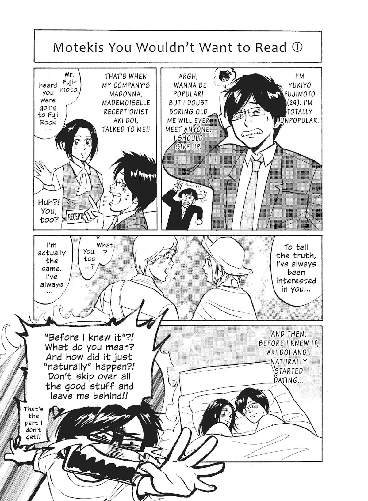 Moteki Chapter 7.5 page 28 - Vol.1 Bonus Chapter: Linda Linda