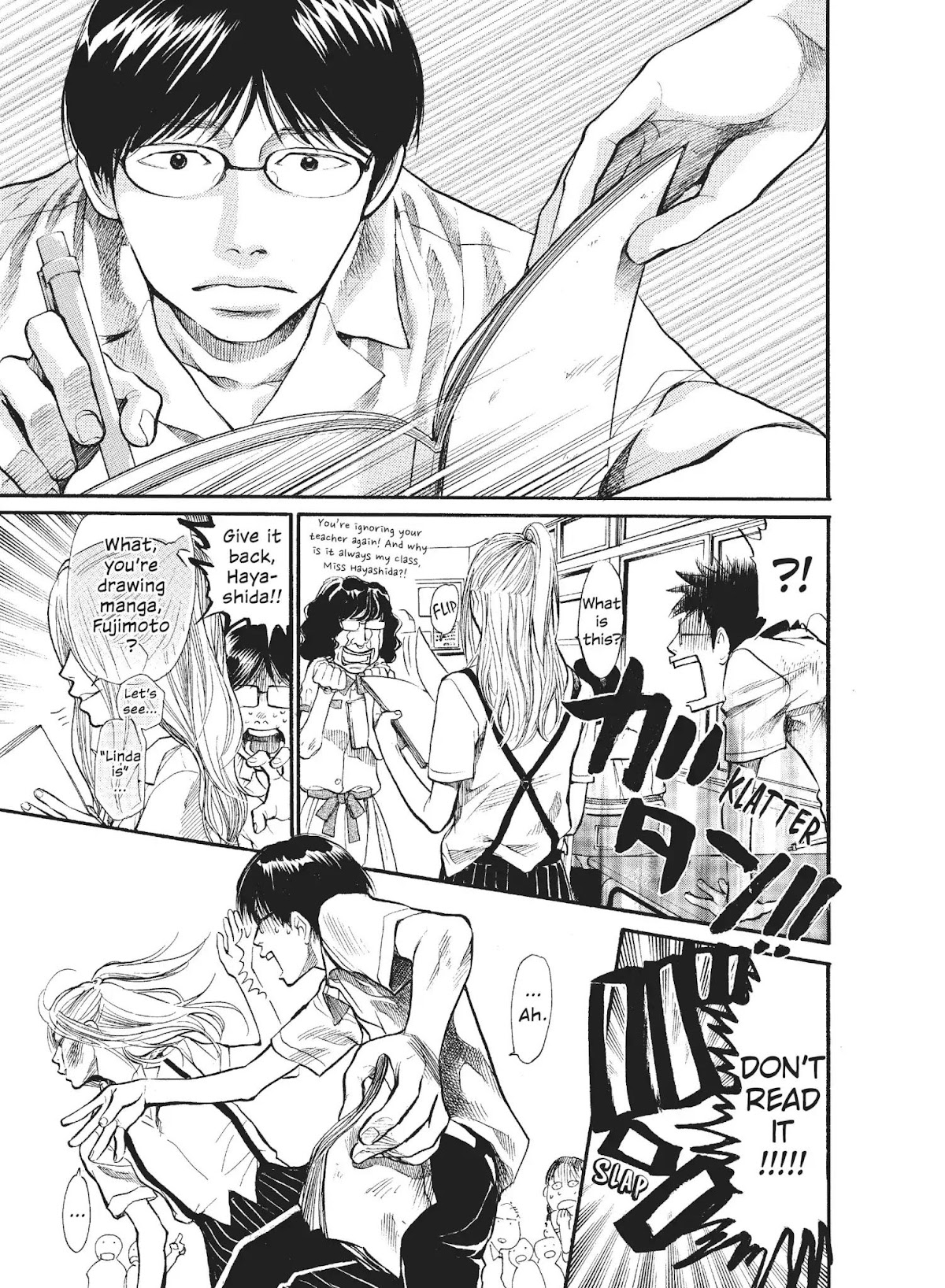 Moteki Chapter 7.5 page 4 - Vol.1 Bonus Chapter: Linda Linda