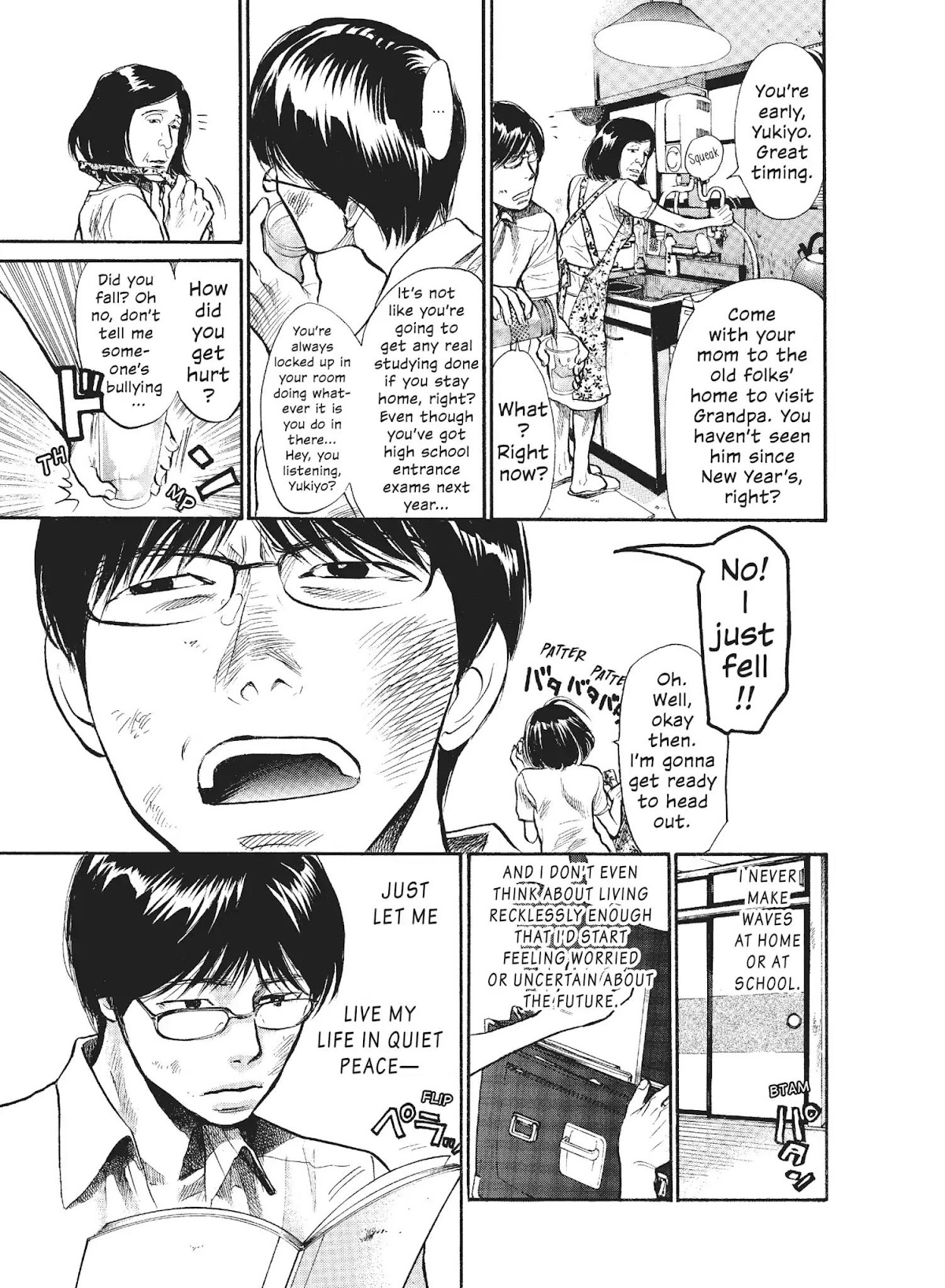 Moteki Chapter 7.5 page 6 - Vol.1 Bonus Chapter: Linda Linda