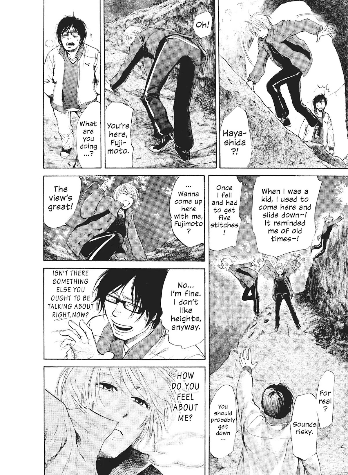 Moteki Chapter 8 page 20 - Chapter 8: Straighten Up and Be Brave
