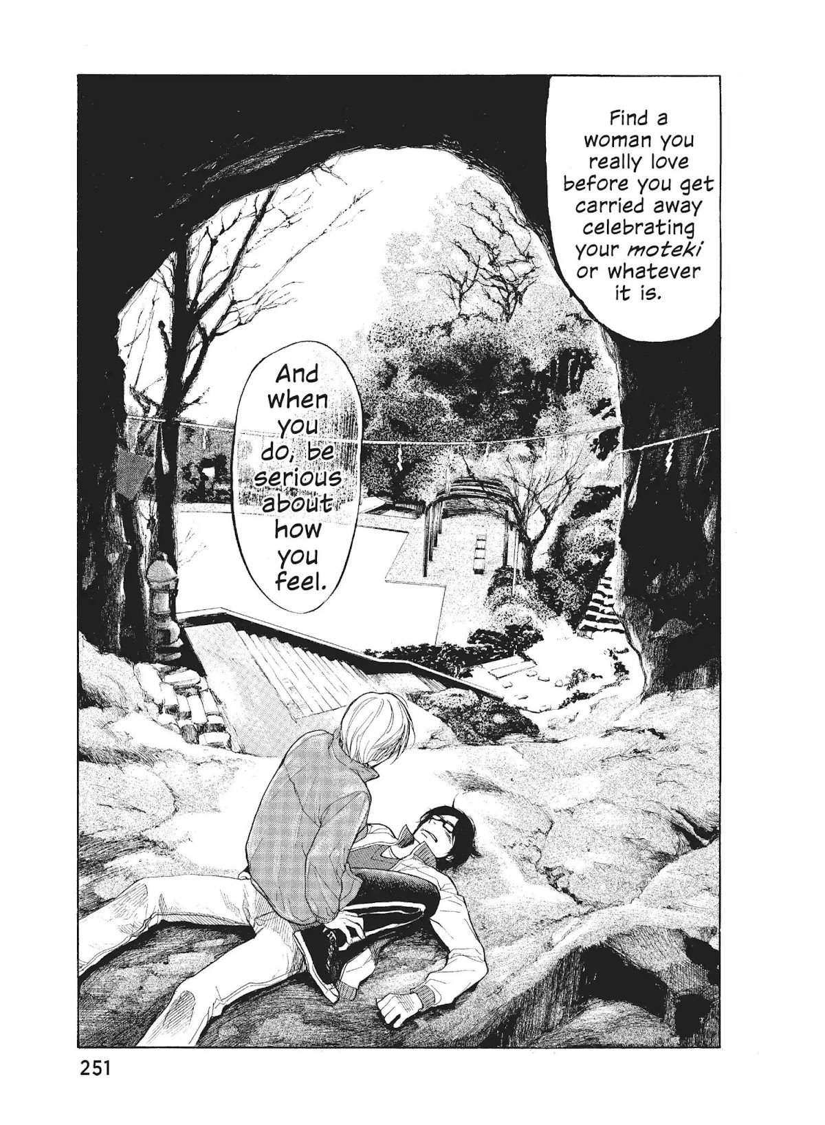 Moteki Chapter 8 page 25 - Chapter 8: Straighten Up and Be Brave