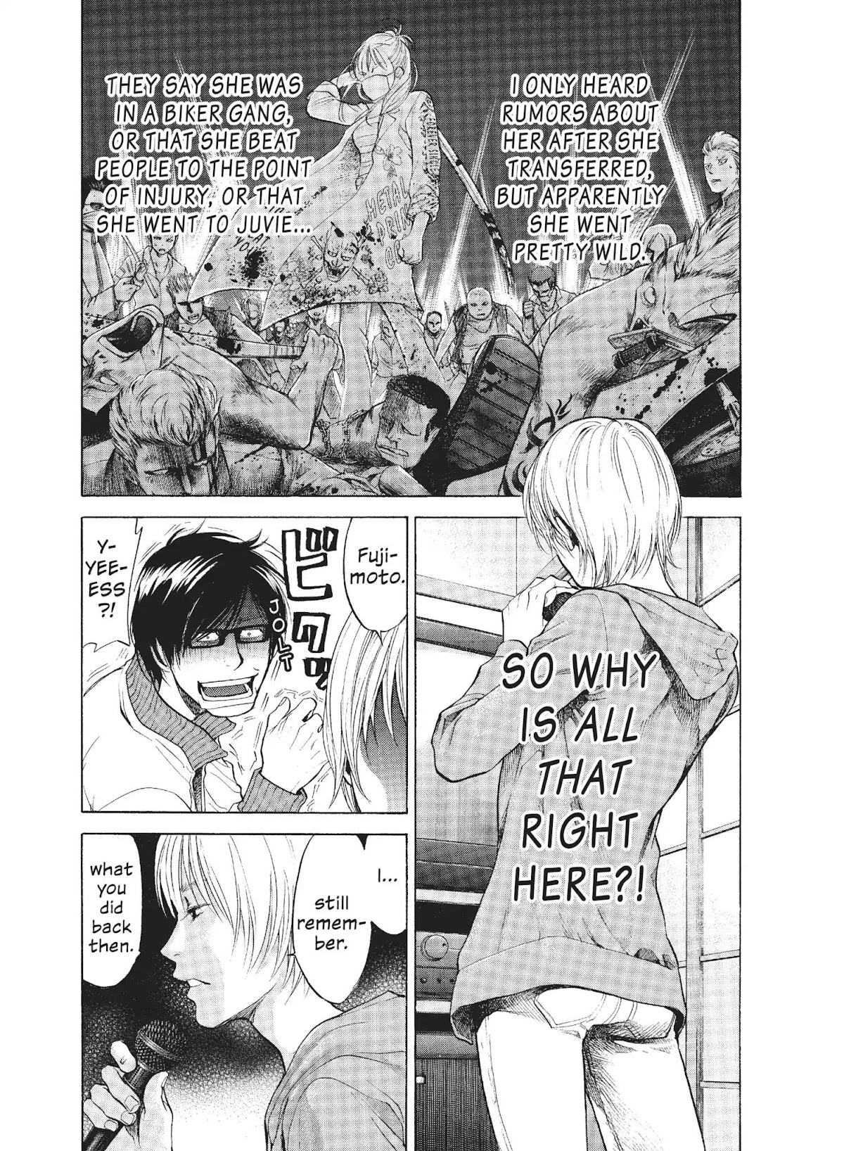 Moteki Chapter 8 page 7 - Chapter 8: Straighten Up and Be Brave