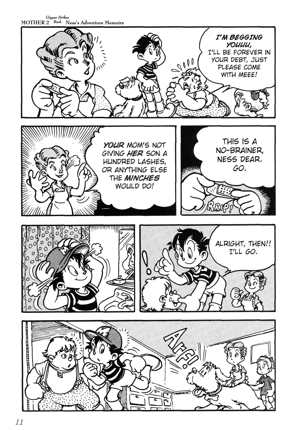 Mother 2: Giygas Strikes Back - Ness's Adventure Memoirs Chapter 1.5 page 11 - Chapter 1-5