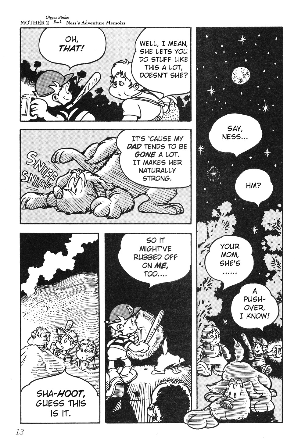 Mother 2: Giygas Strikes Back - Ness's Adventure Memoirs Chapter 1.5 page 13 - Chapter 1-5