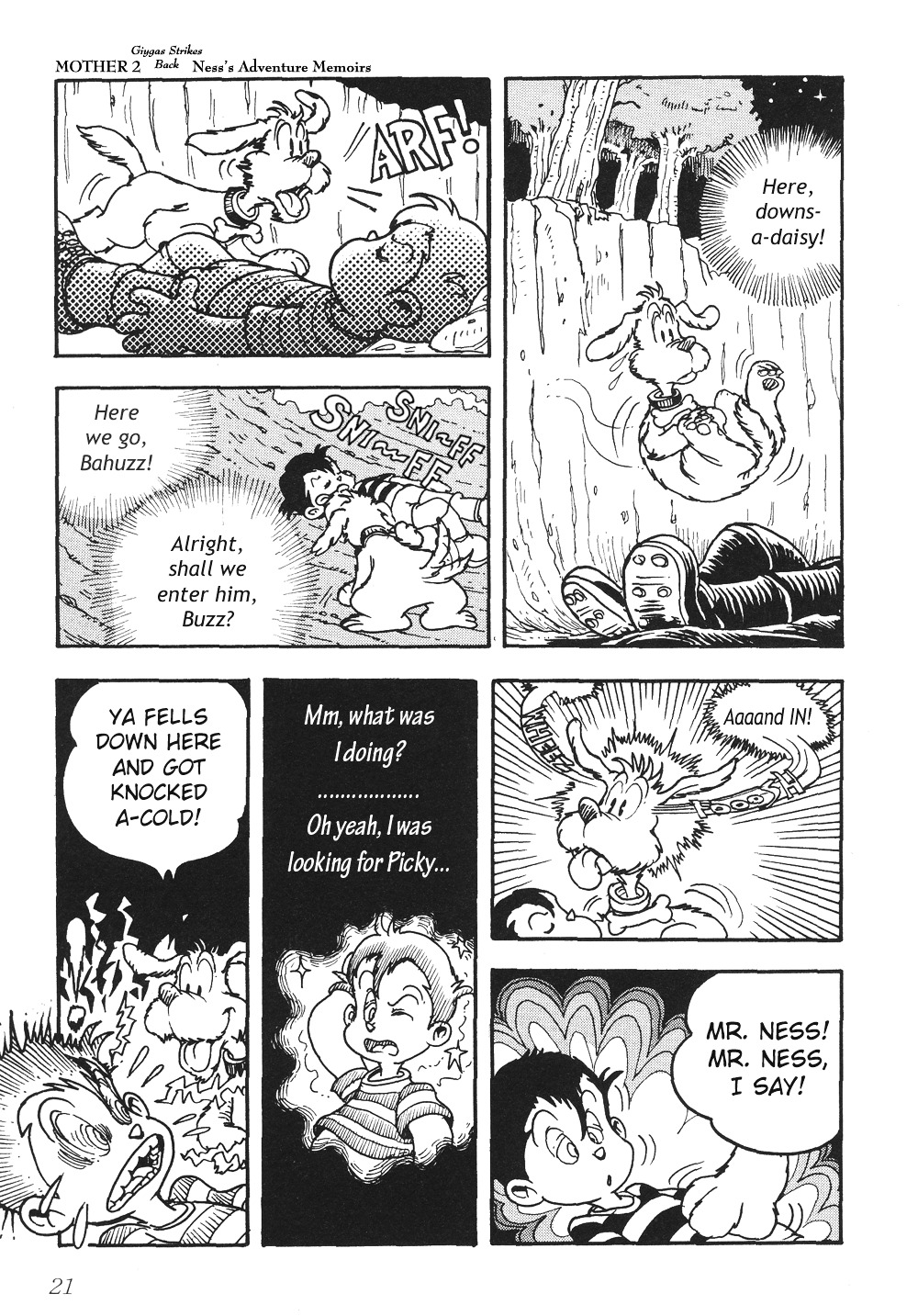 Mother 2: Giygas Strikes Back - Ness's Adventure Memoirs Chapter 1.5 page 21 - Chapter 1-5