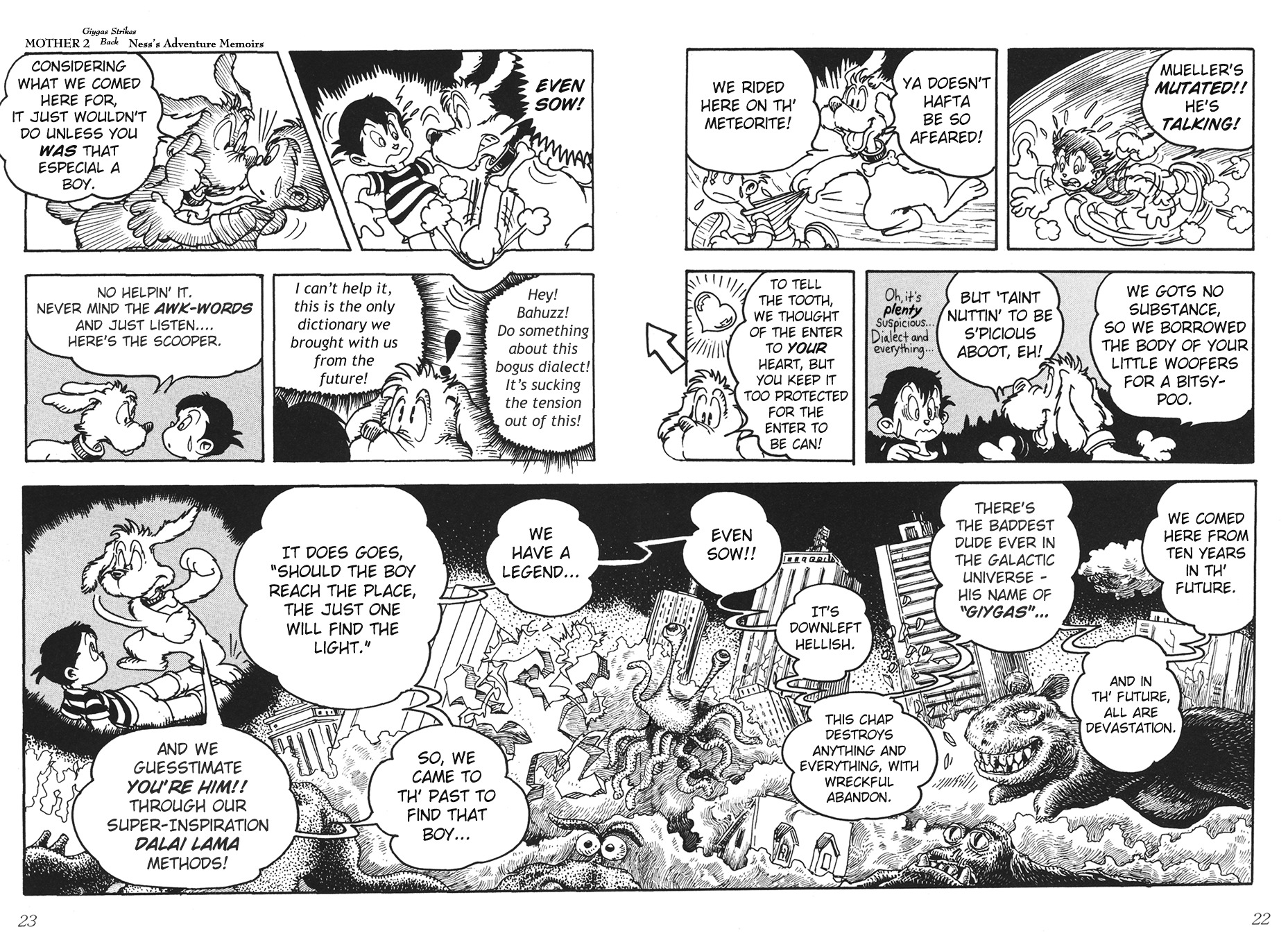 Mother 2: Giygas Strikes Back - Ness's Adventure Memoirs Chapter 1.5 page 22 - Chapter 1-5