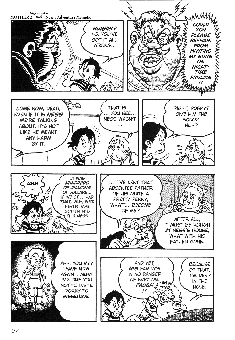 Mother 2: Giygas Strikes Back - Ness's Adventure Memoirs Chapter 1.5 page 26 - Chapter 1-5