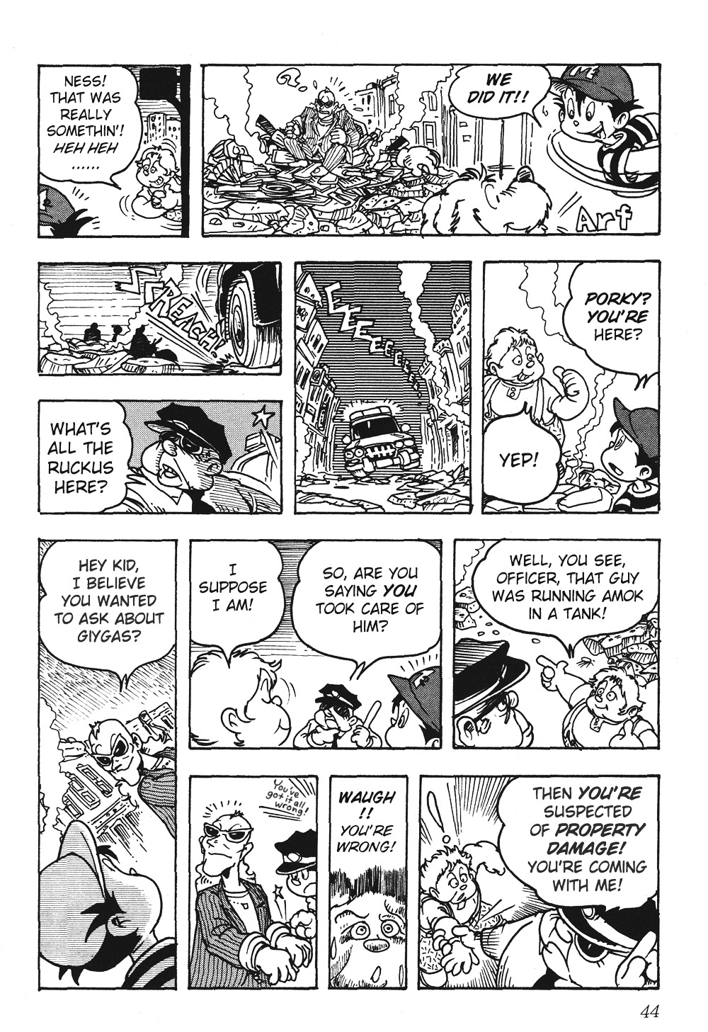Mother 2: Giygas Strikes Back - Ness's Adventure Memoirs Chapter 1.5 page 43 - Chapter 1-5