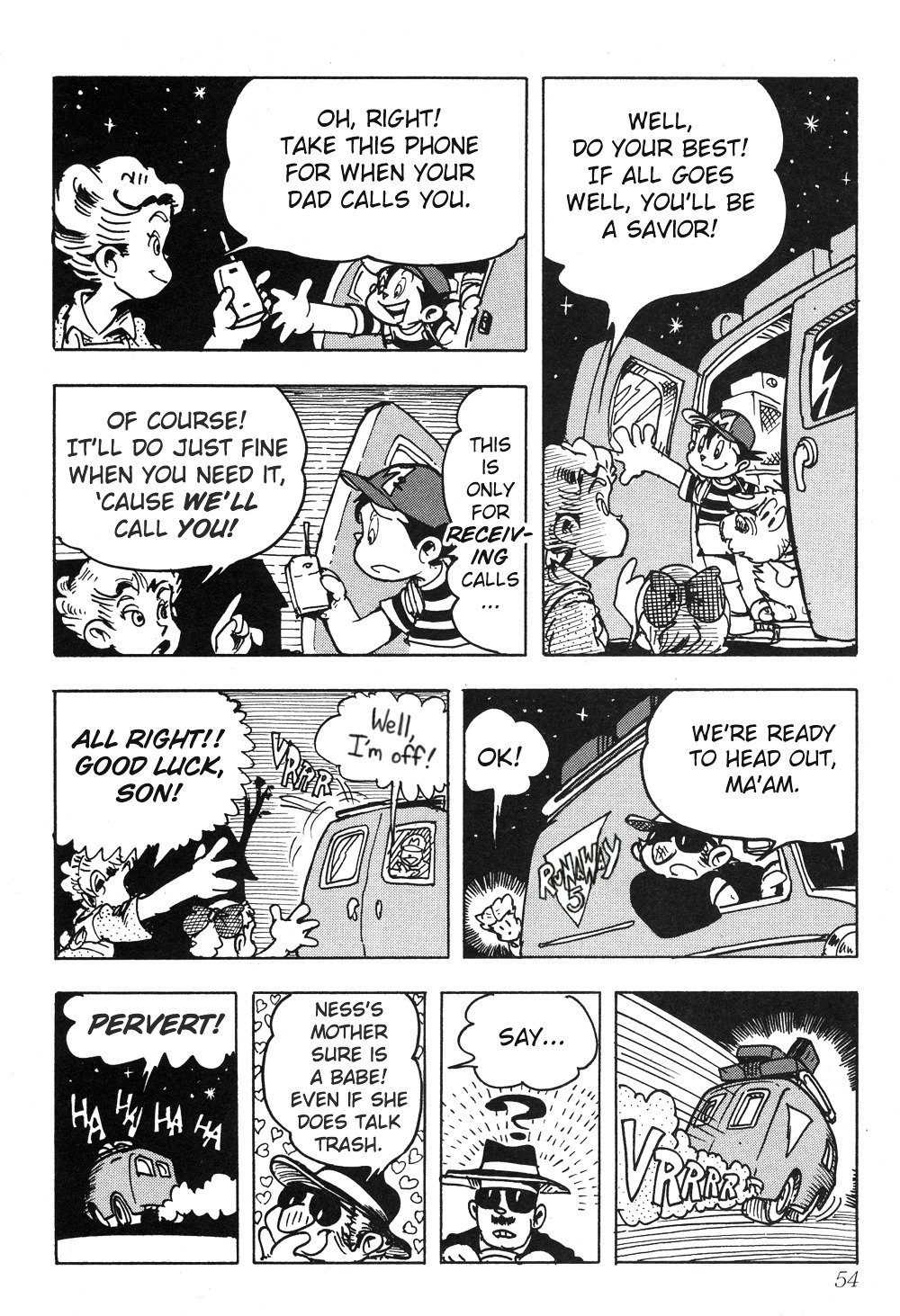 Mother 2: Giygas Strikes Back - Ness's Adventure Memoirs Chapter 1.5 page 53 - Chapter 1-5