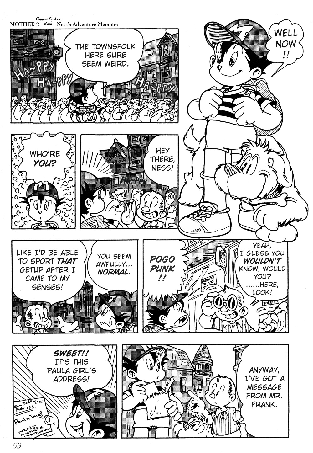 Mother 2: Giygas Strikes Back - Ness's Adventure Memoirs Chapter 1.5 page 58 - Chapter 1-5