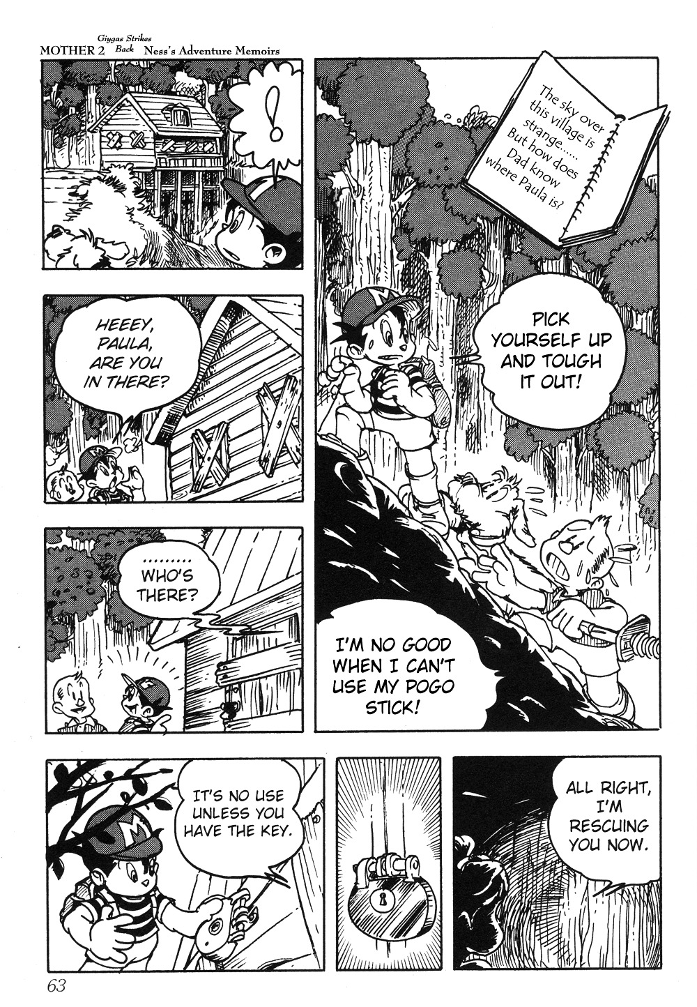 Mother 2: Giygas Strikes Back - Ness's Adventure Memoirs Chapter 1.5 page 62 - Chapter 1-5