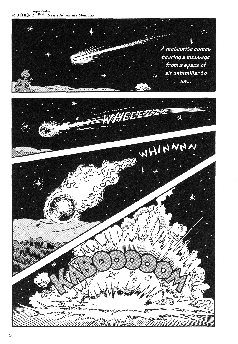 Mother 2: Giygas Strikes Back - Ness's Adventure Memoirs Chapter 1.5 page 7 - Chapter 1-5