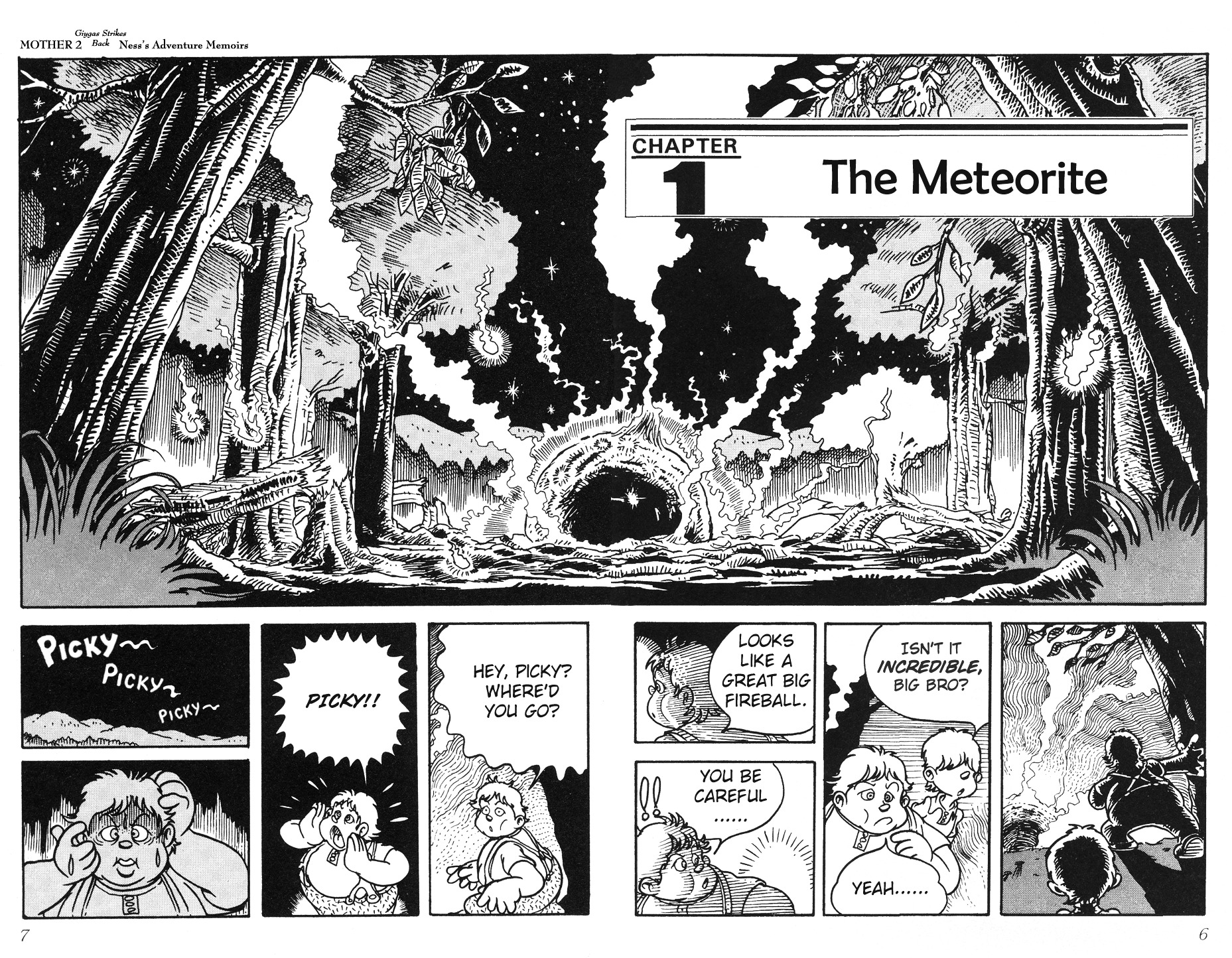Mother 2: Giygas Strikes Back - Ness's Adventure Memoirs Chapter 1.5 page 8 - Chapter 1-5