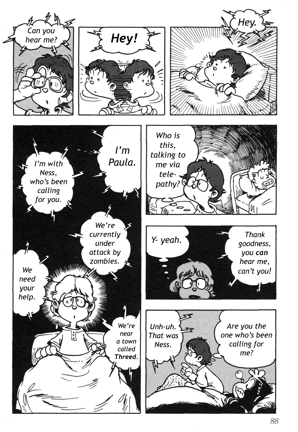 Mother 2: Giygas Strikes Back - Ness's Adventure Memoirs Chapter 1.5 page 87 - Chapter 1-5