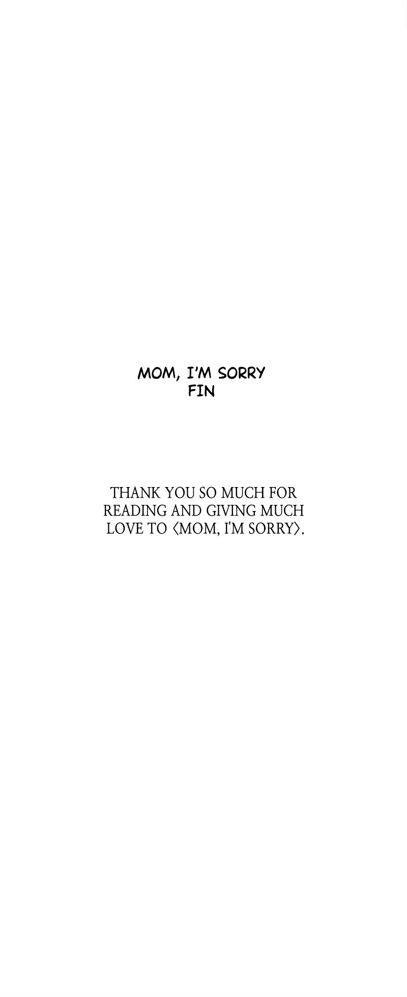 Mother, I'm Sorry Chapter 102 page 36 - Chapter 102: Episode 102 (Series Finale) [END]