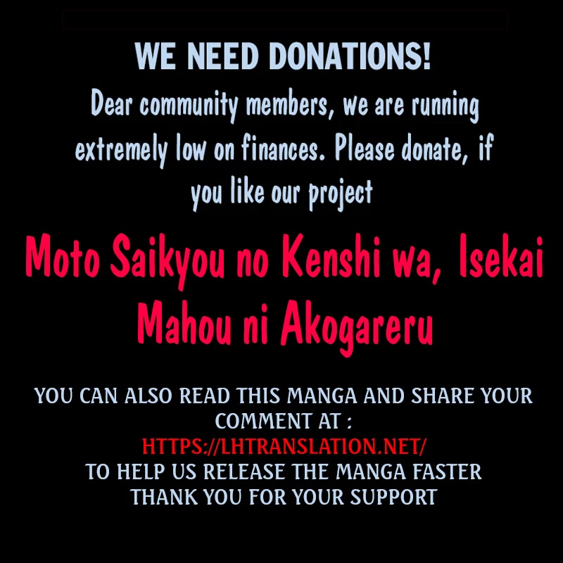 Moto Saikyou no Kenshi wa, Isekai Mahou ni Akogareru Chapter 36 page 29 - Chapter 36