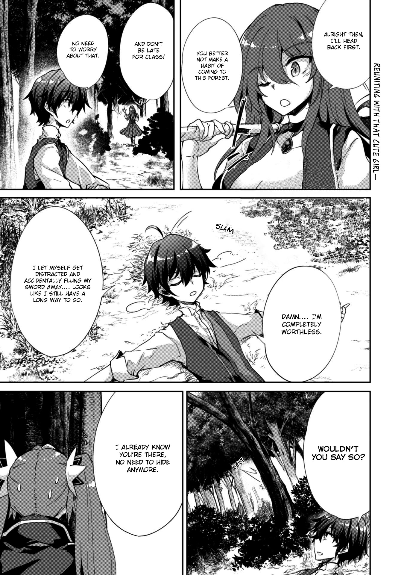 Moto Saikyou no Kenshi wa, Isekai Mahou ni Akogareru Chapter 4 page 3 - Chapter 4