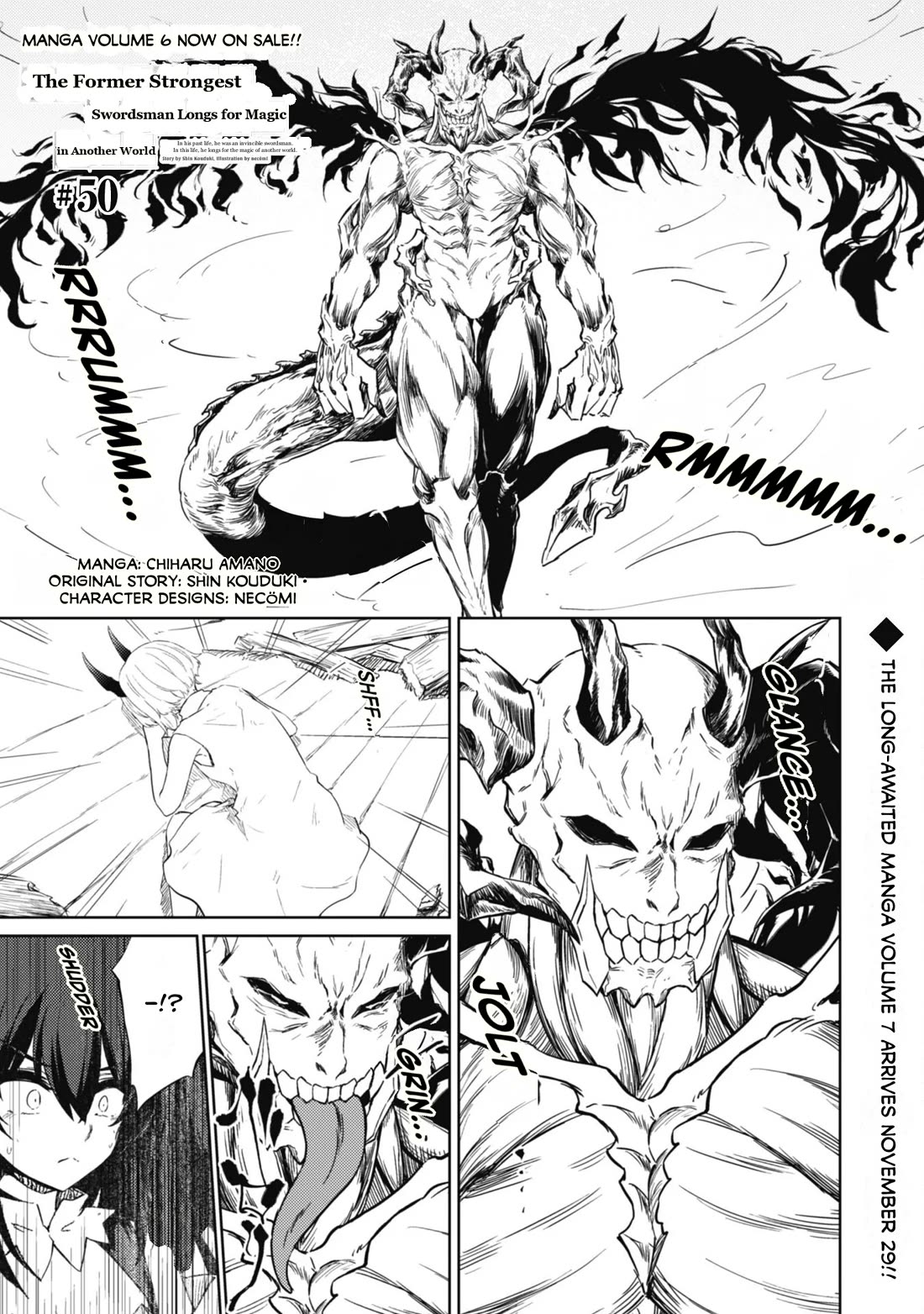 Moto Saikyou no Kenshi wa, Isekai Mahou ni Akogareru Chapter 50 page 1 - Chapter 50