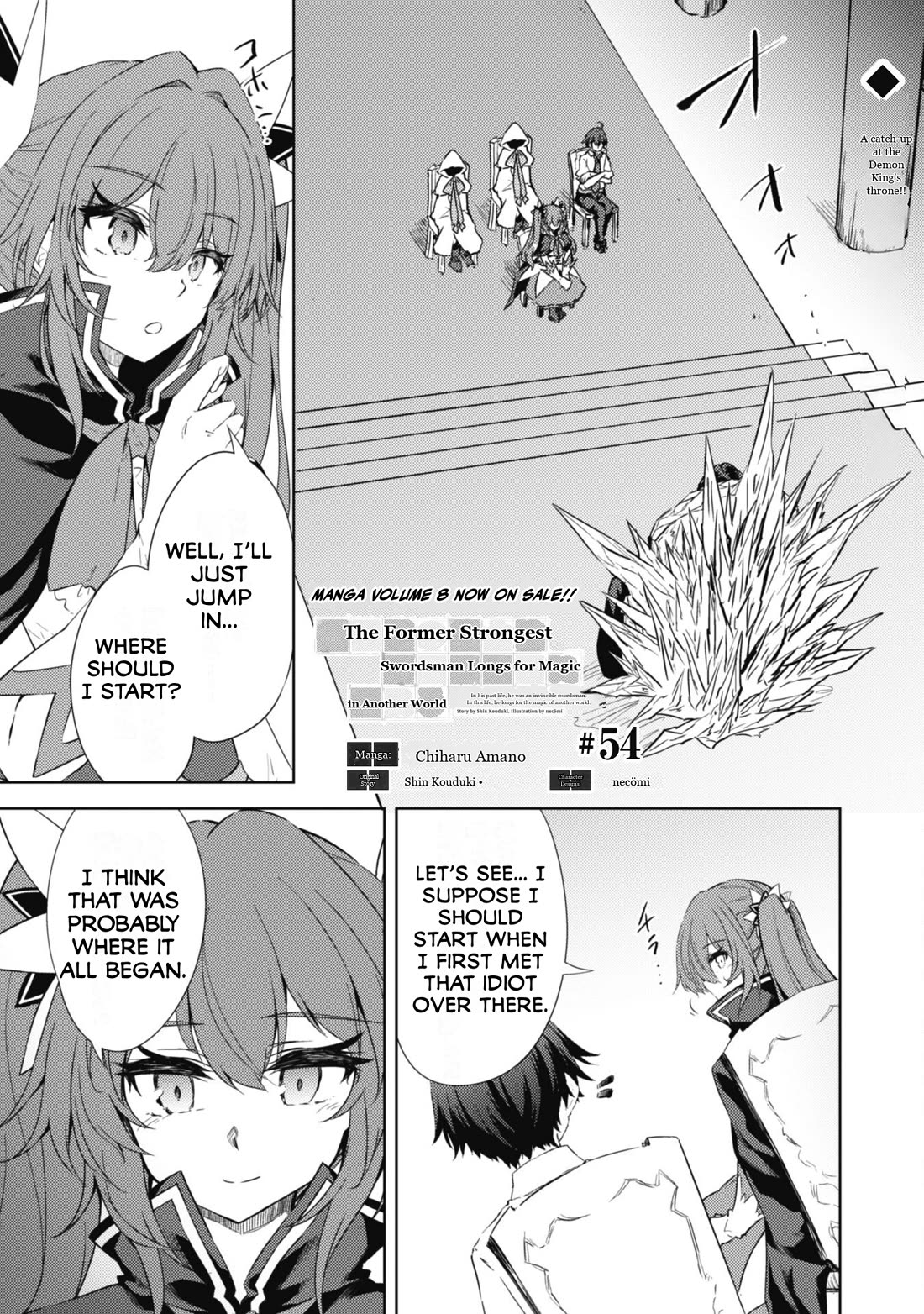 Moto Saikyou no Kenshi wa, Isekai Mahou ni Akogareru Chapter 54 page 1 - Chapter 54
