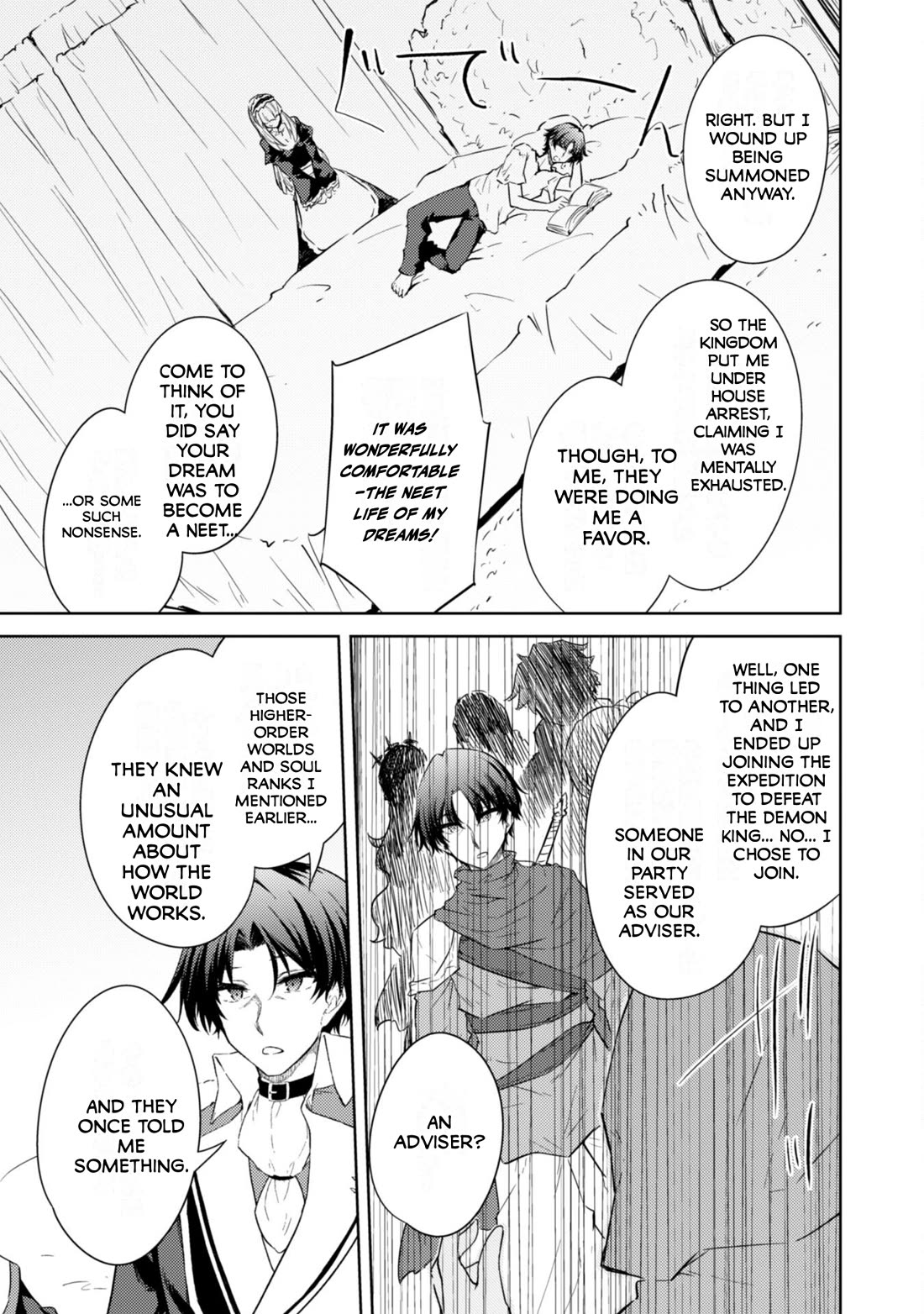 Moto Saikyou no Kenshi wa, Isekai Mahou ni Akogareru Chapter 55 page 7 - Chapter 55