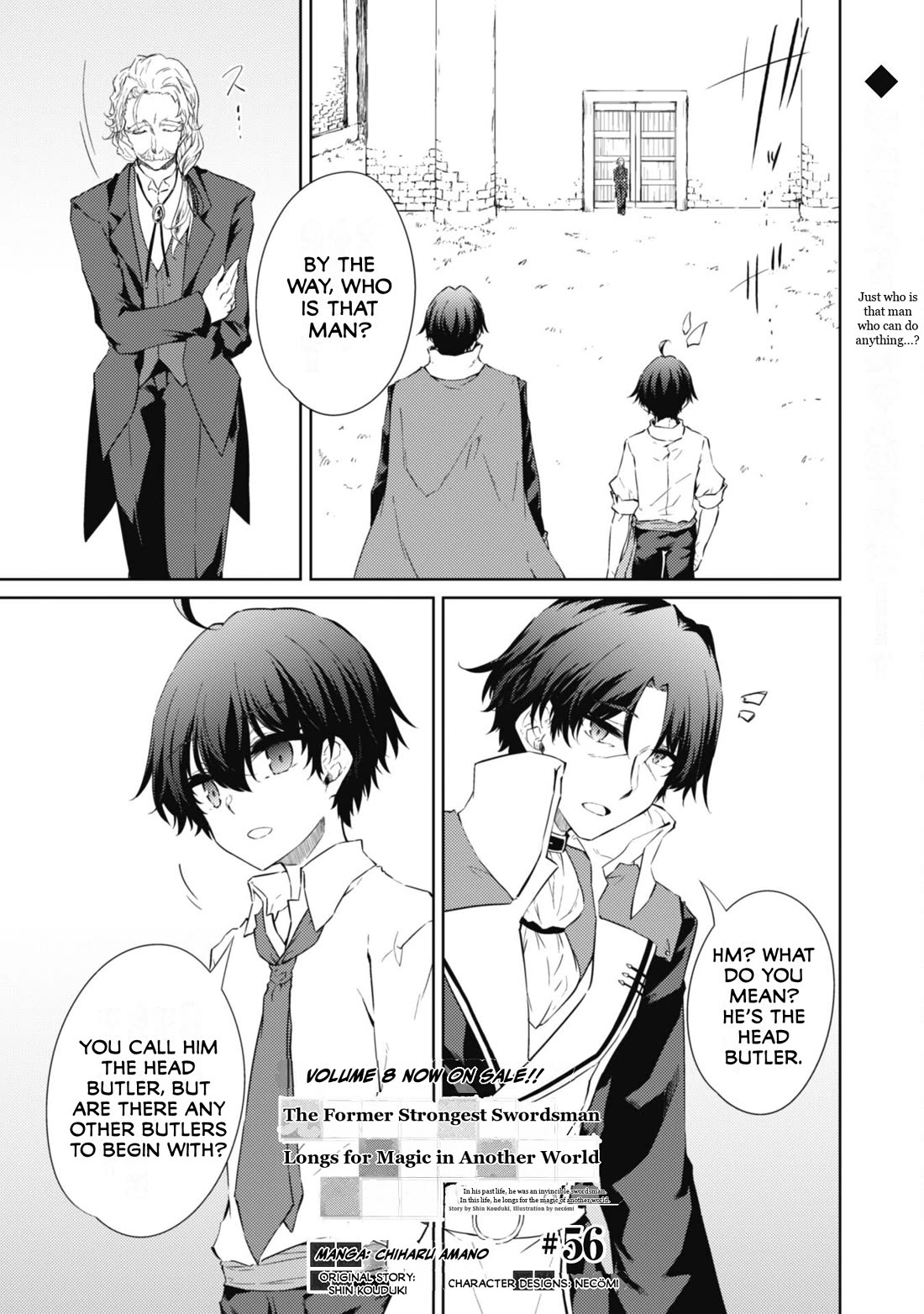 Moto Saikyou no Kenshi wa, Isekai Mahou ni Akogareru Chapter 56 page 1 - Chapter 56