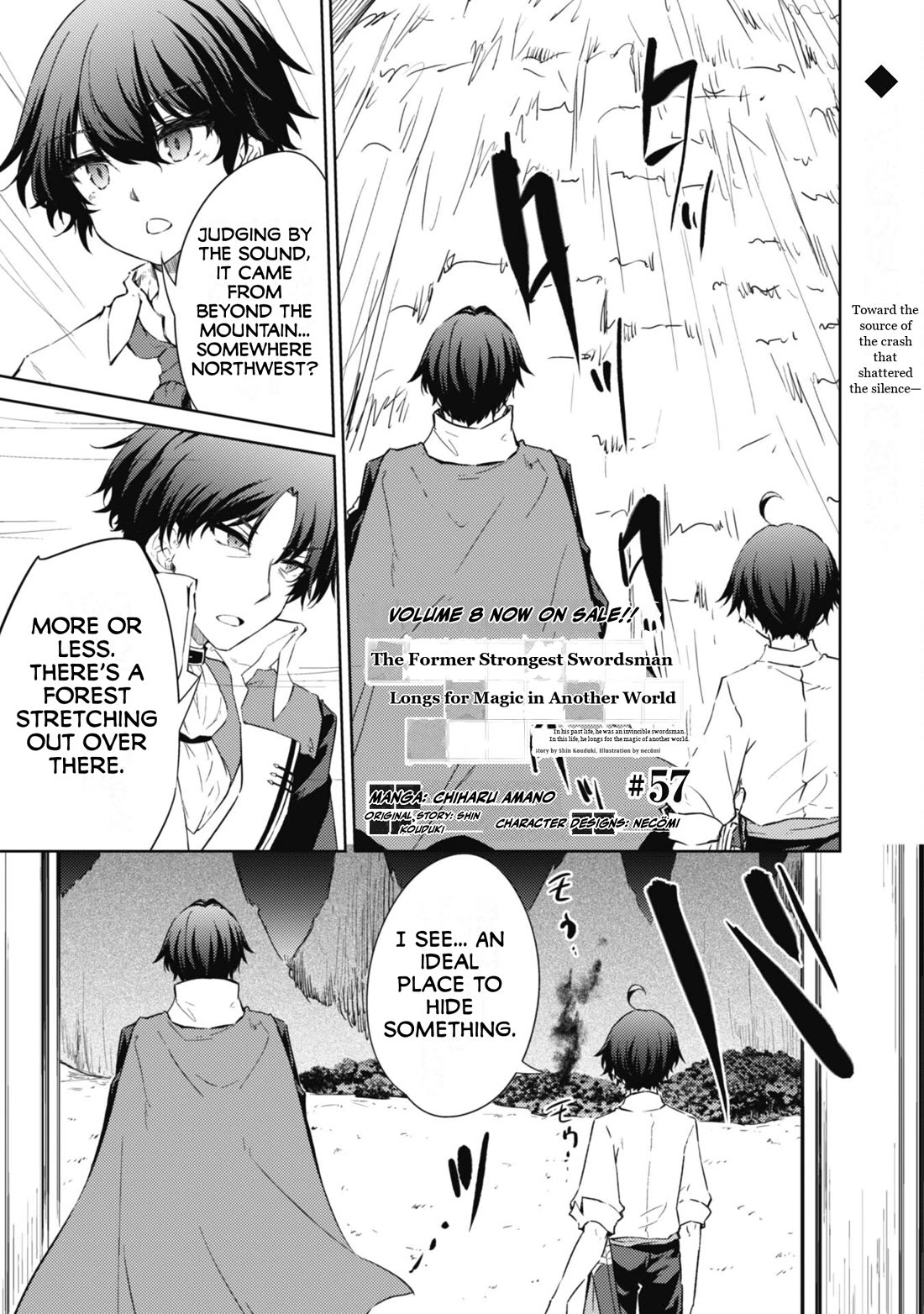 Moto Saikyou no Kenshi wa, Isekai Mahou ni Akogareru Chapter 57 page 1 - Chapter 57