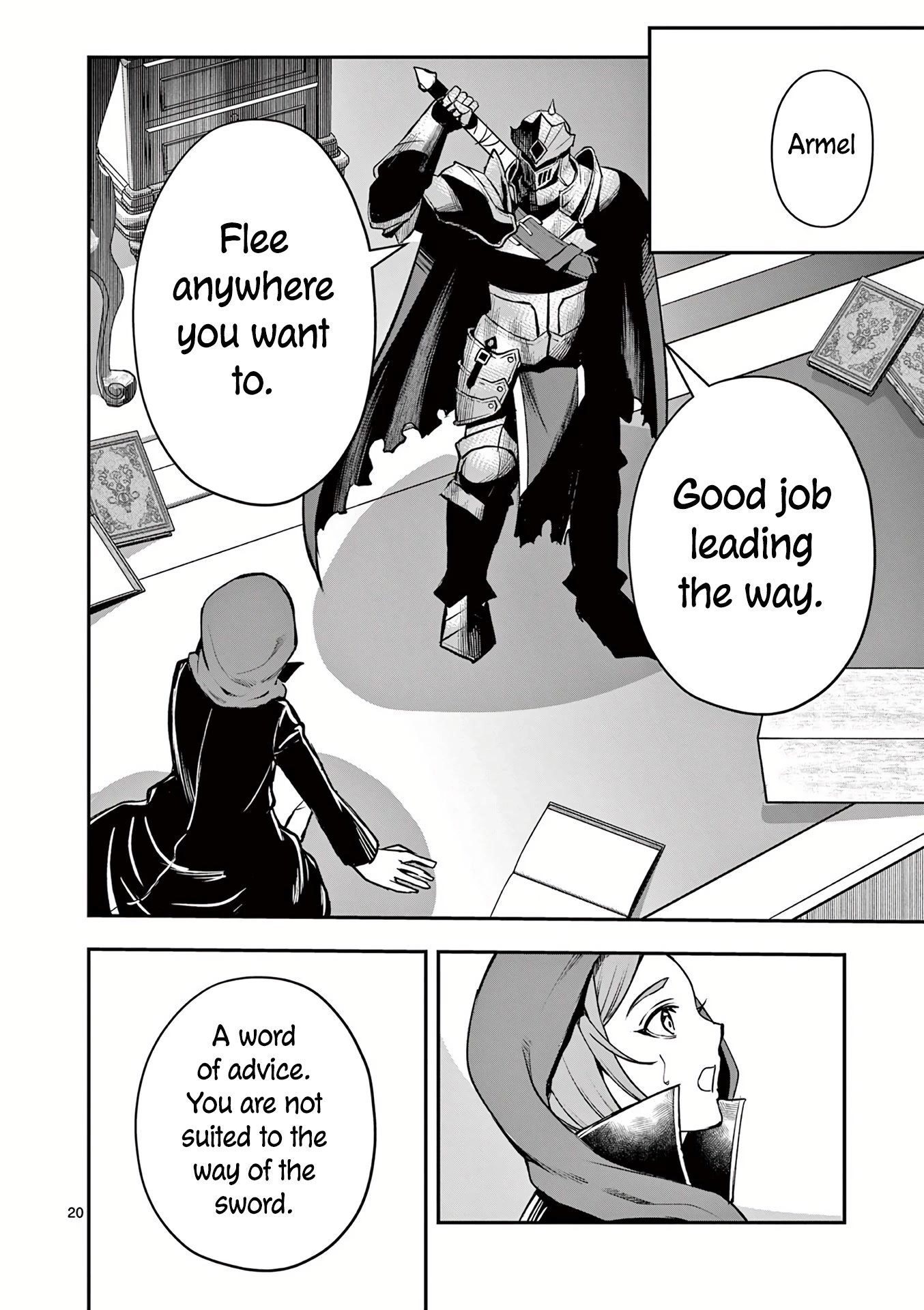 Moto Shоgun no Undead Knight Chapter 20 page 21 - Chapter 20