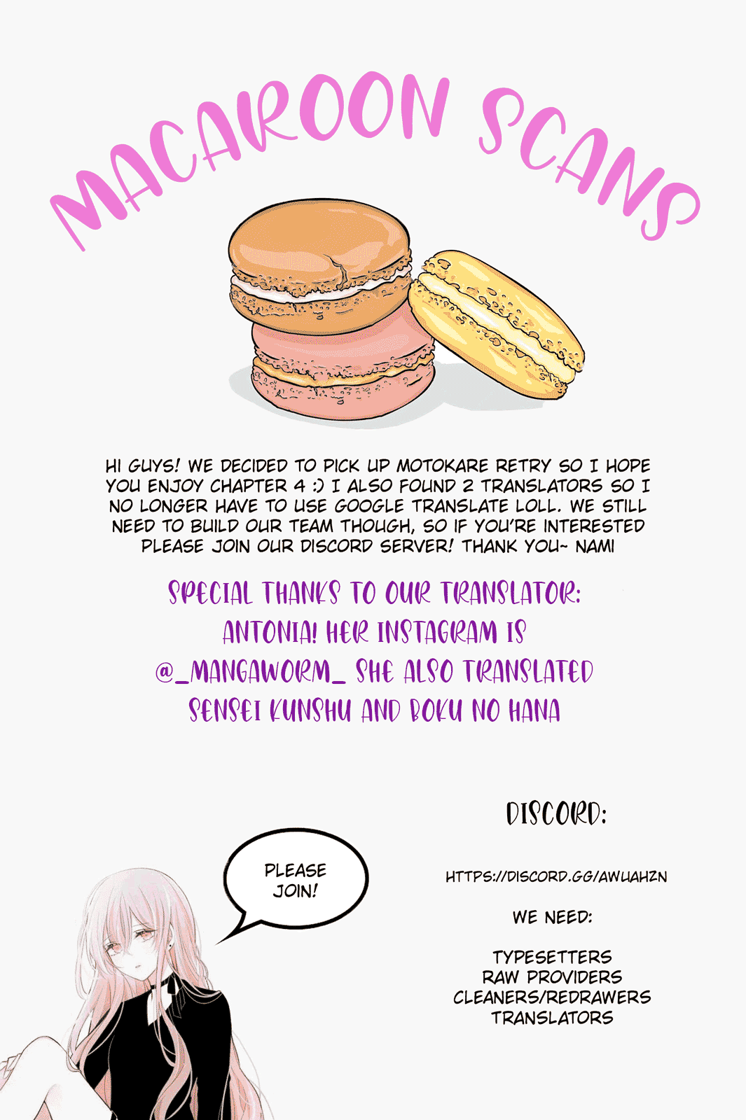 Motokare ← Retry Chapter 4 page 1 - Chapter 4