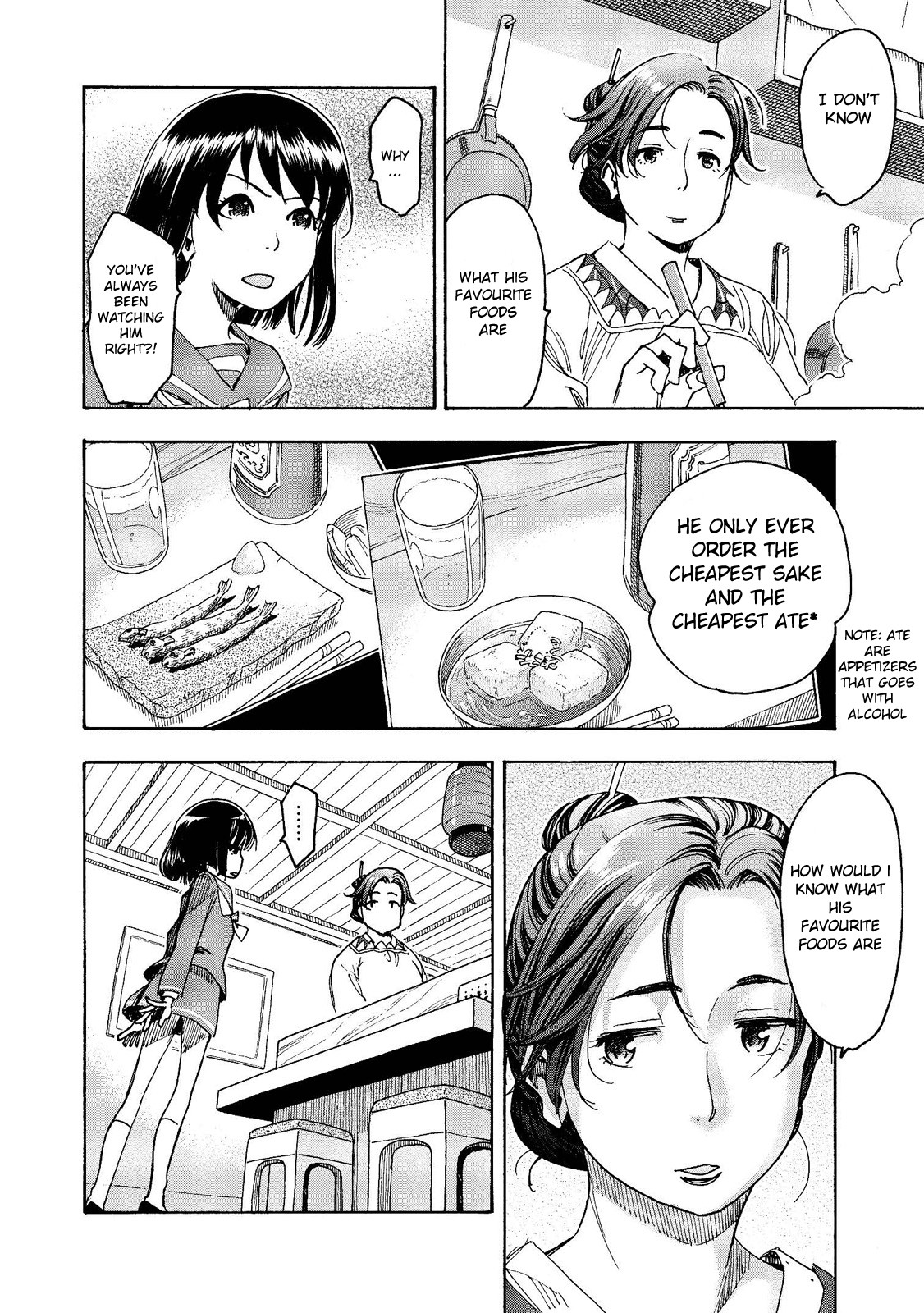 Motoka's Cafeteria Chapter 12 page 14 - Chapter 12: Father and Daughter's Revolution