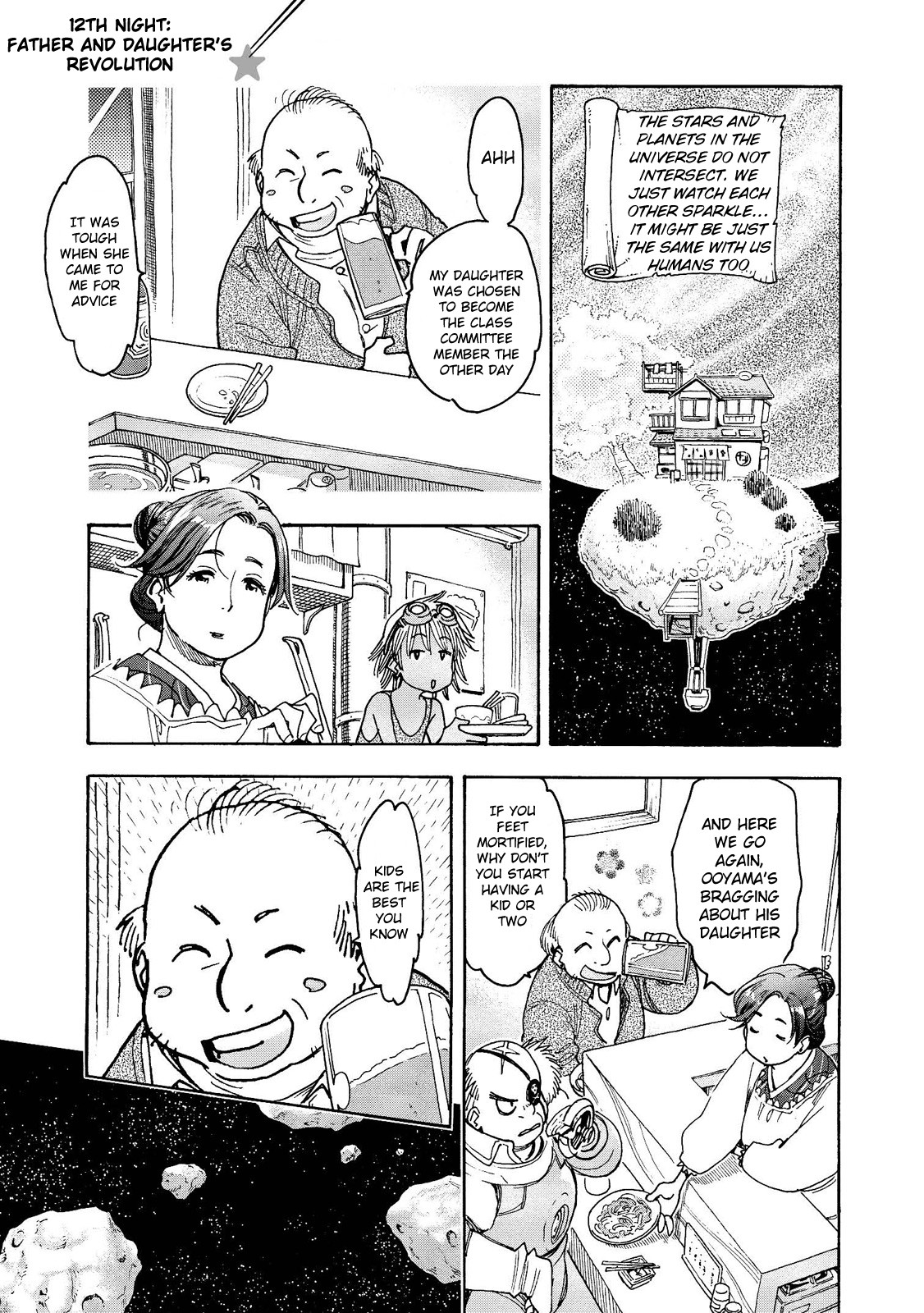 Motoka's Cafeteria Chapter 12 page 5 - Chapter 12: Father and Daughter's Revolution