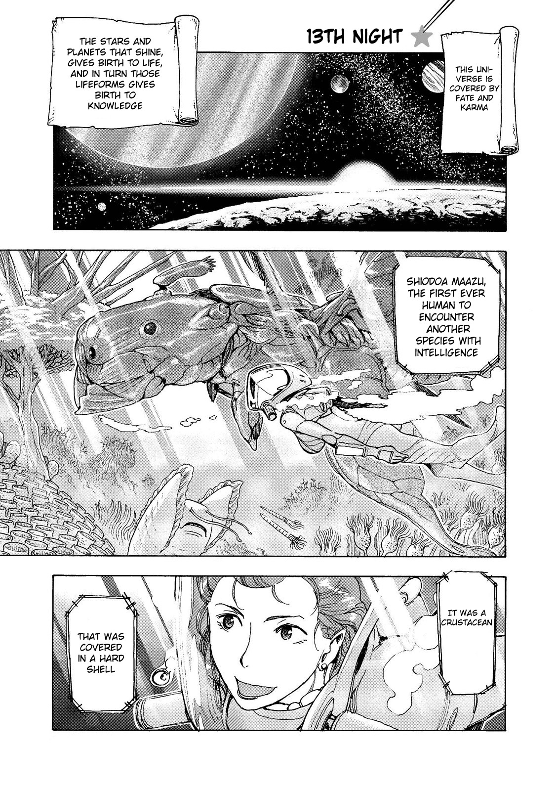 Motoka's Cafeteria Chapter 13 page 2 - Chapter 13: Ganymede's Lobster