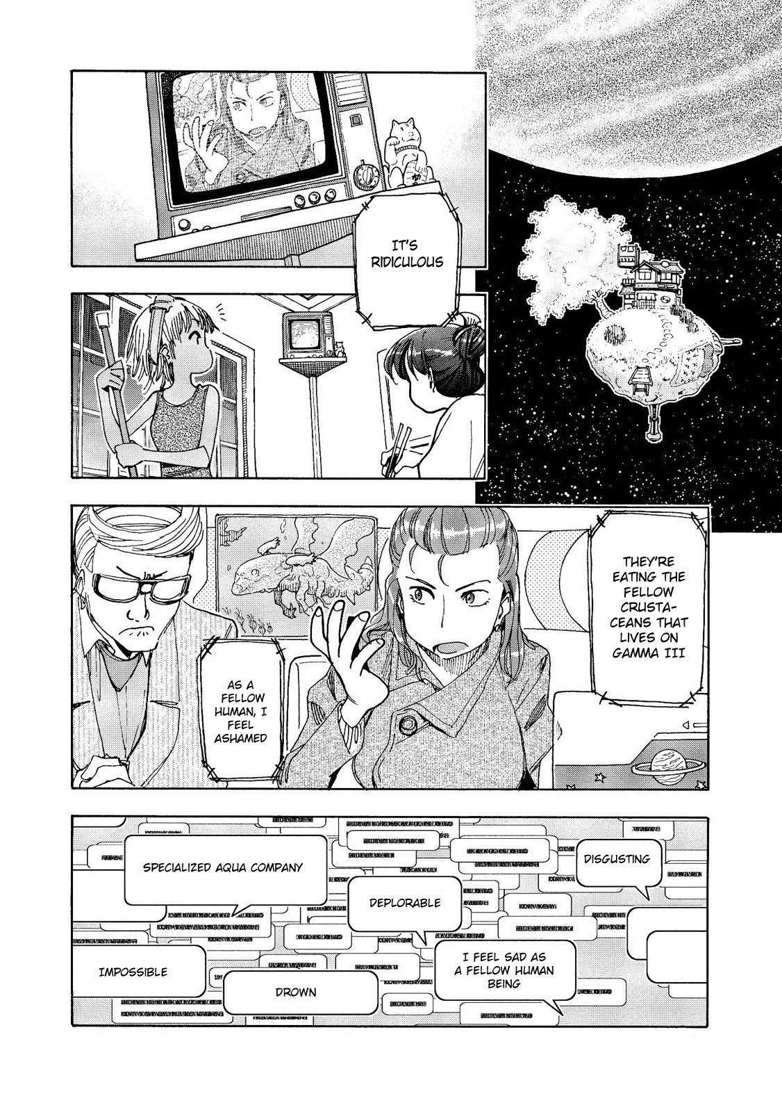 Motoka's Cafeteria Chapter 13 page 7 - Chapter 13: Ganymede's Lobster