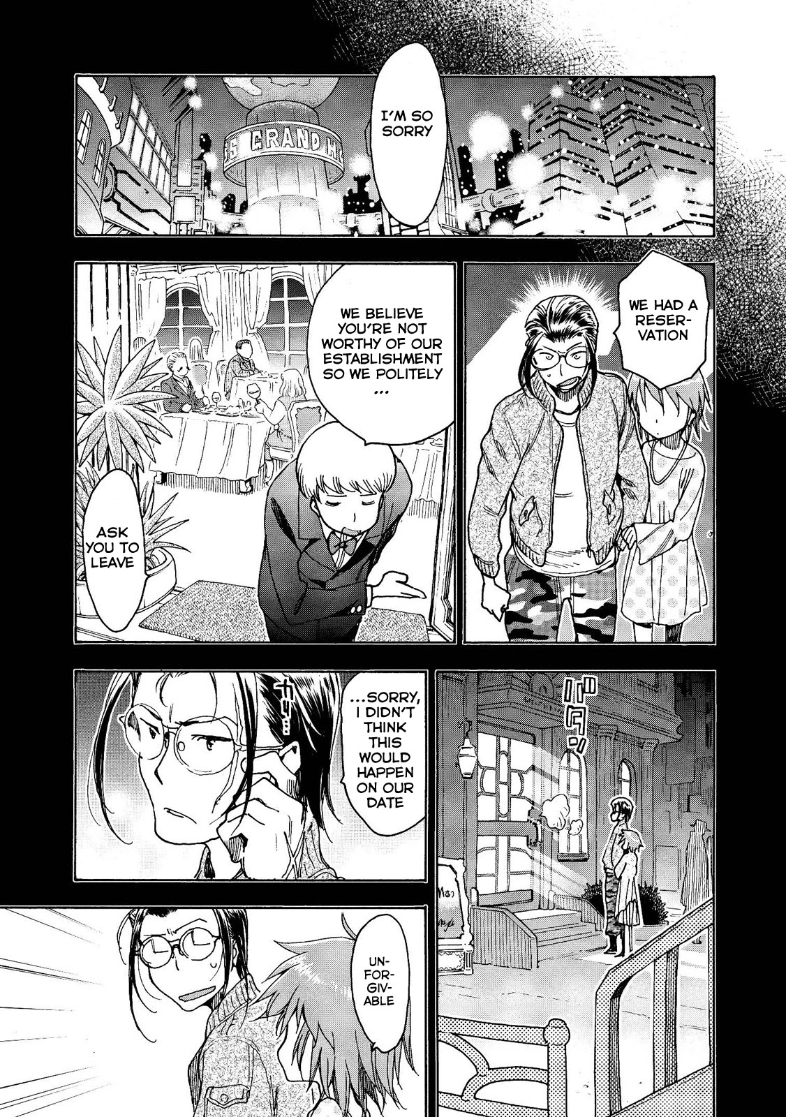 Motoka's Cafeteria Chapter 14 page 8 - Chapter 14: The Cosmos' Soldiers