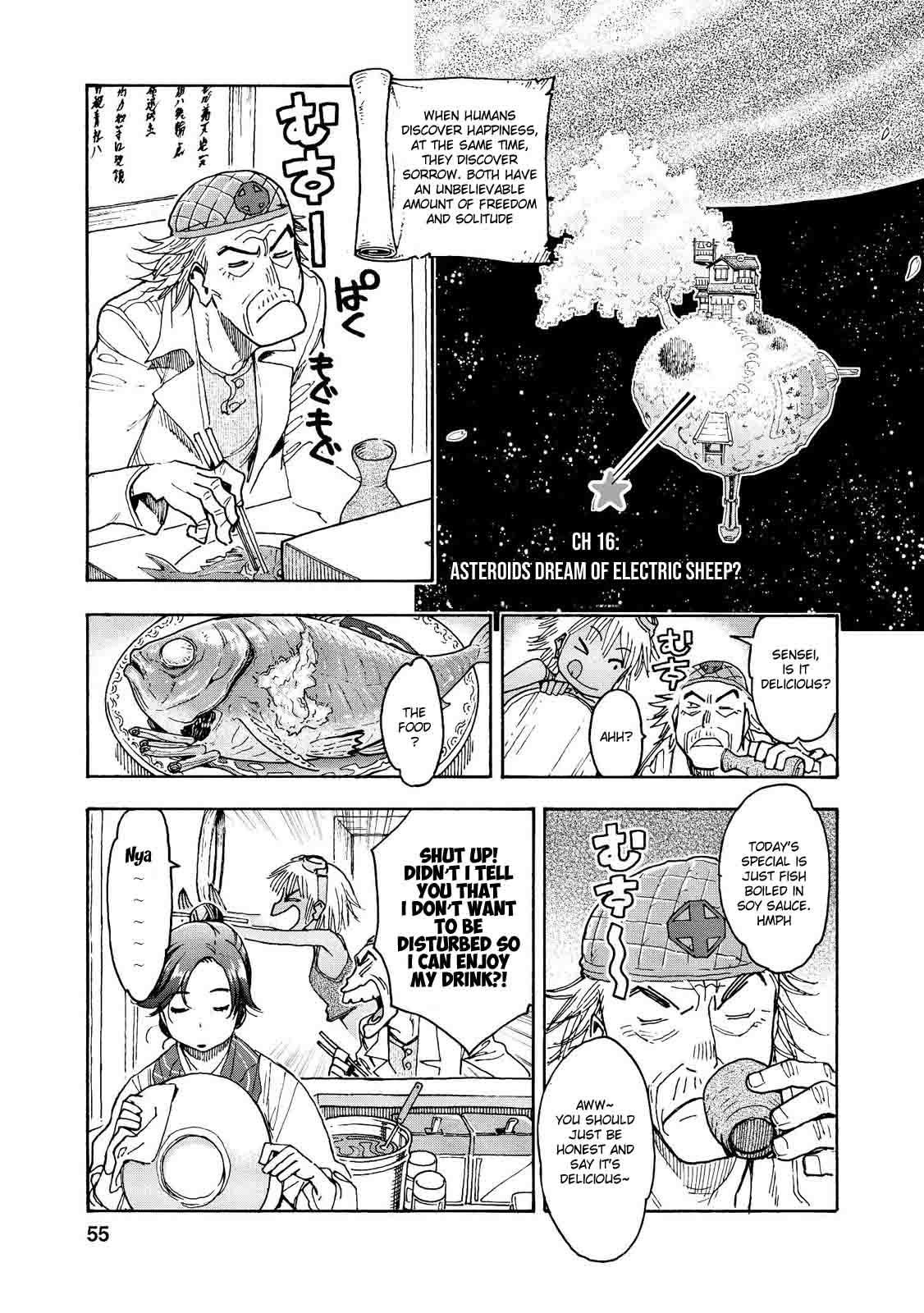 Motoka's Cafeteria Chapter 16 page 2 - Chapter 16: Asteroids Dream of Electric Sheep?