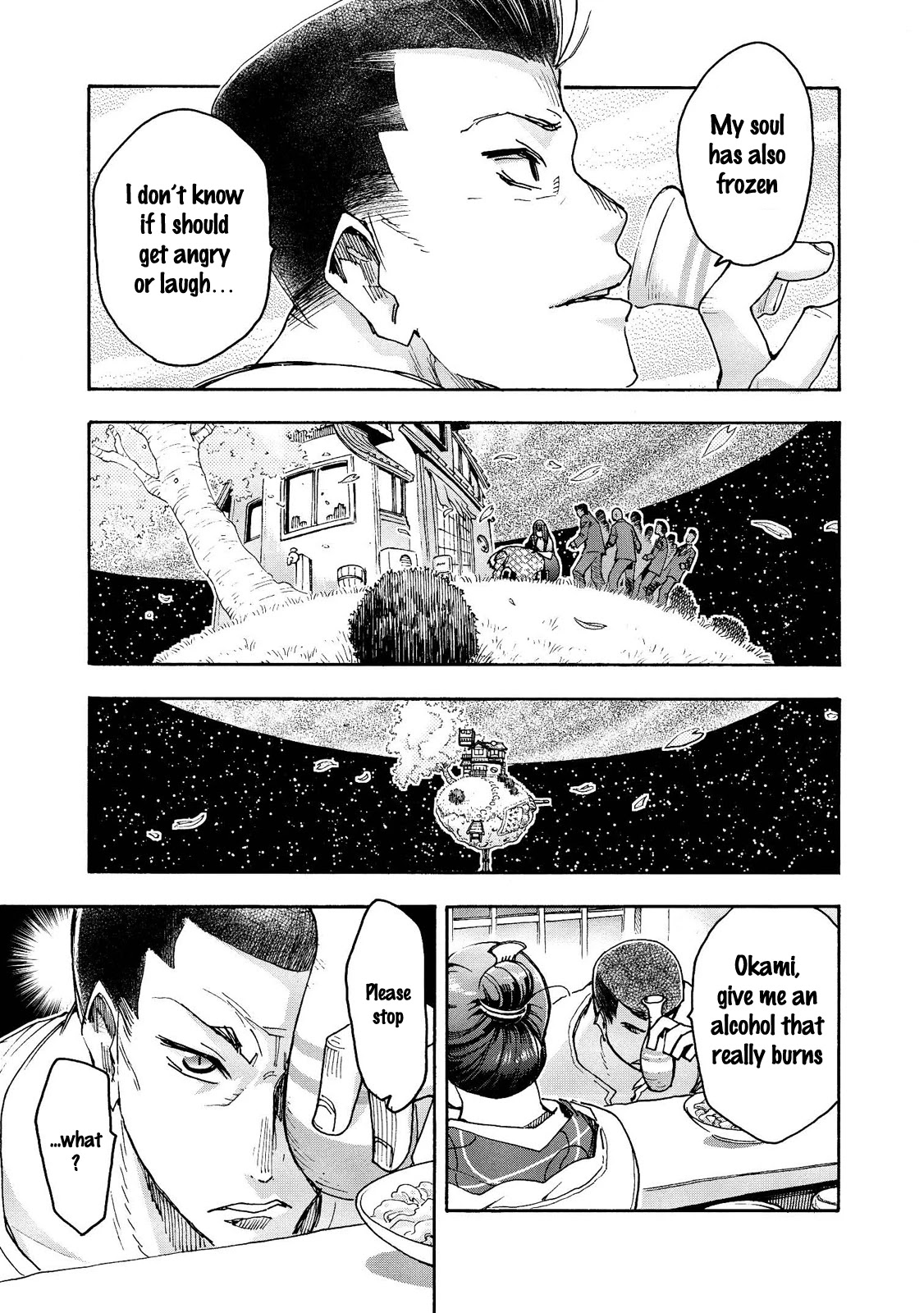Motoka's Cafeteria Chapter 18 page 12 - Chapter 18: Returning from the Prisoner's Planet