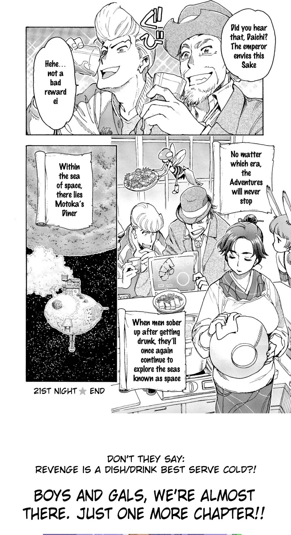 Motoka's Cafeteria Chapter 21 page 13 - Chapter 21: The Return Of A Chairman After A 100 Years