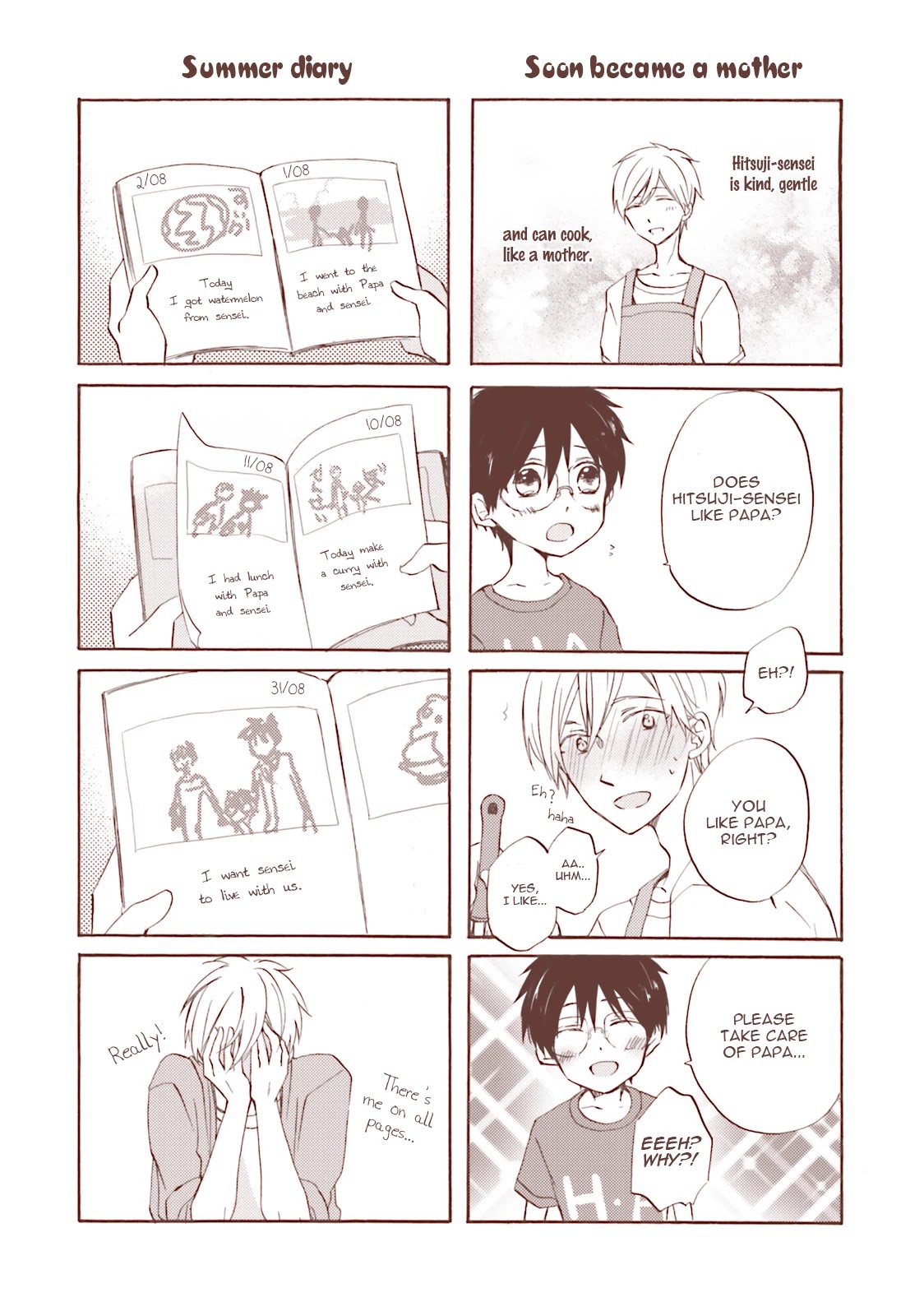 Motoyan Papa to Hitsuji-sensei Chapter 1.5 page 23 - Vol.1 Chapter 5