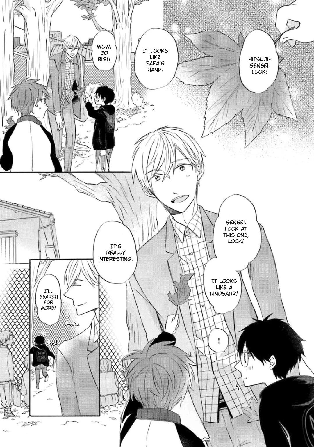 Motoyan Papa to Hitsuji-sensei Chapter 2.2 page 3 - Vol.2 Chapter 2: Autumn Scene