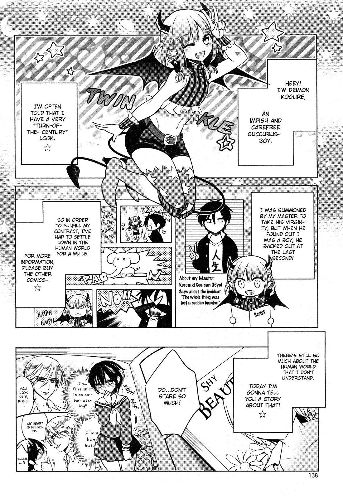Motto! Himitsu no Akuma-chan Chapter 1 page 2 - Chapter 1: More! Shyness
