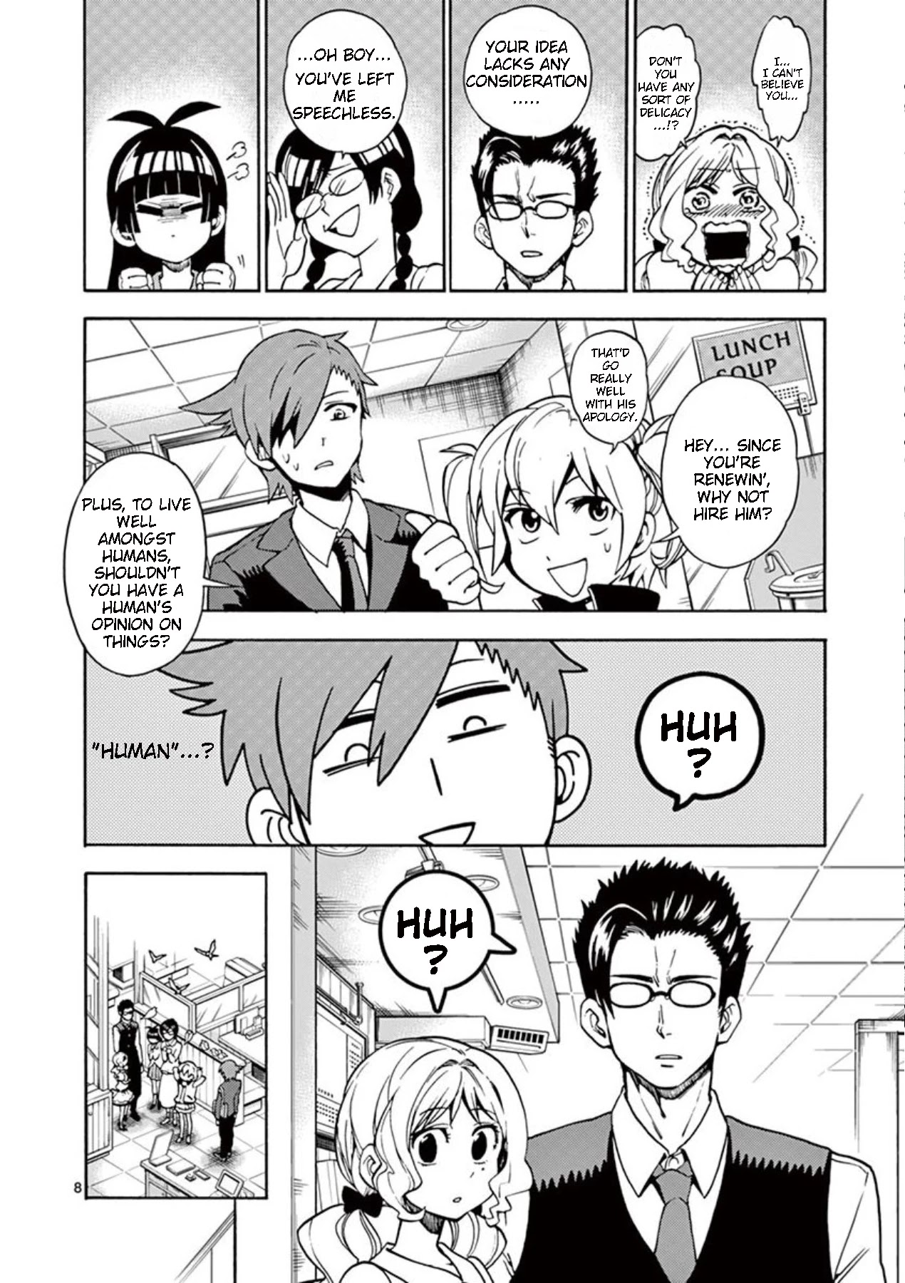 Moukin-chan Chapter 11 page 8 - Chapter 11: 11th Feather: Actually...