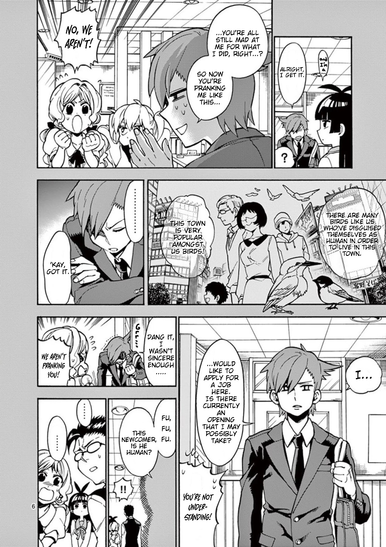 Moukin-chan Chapter 12 page 10 - Chapter 12: 12th Feather: This Town's Secret